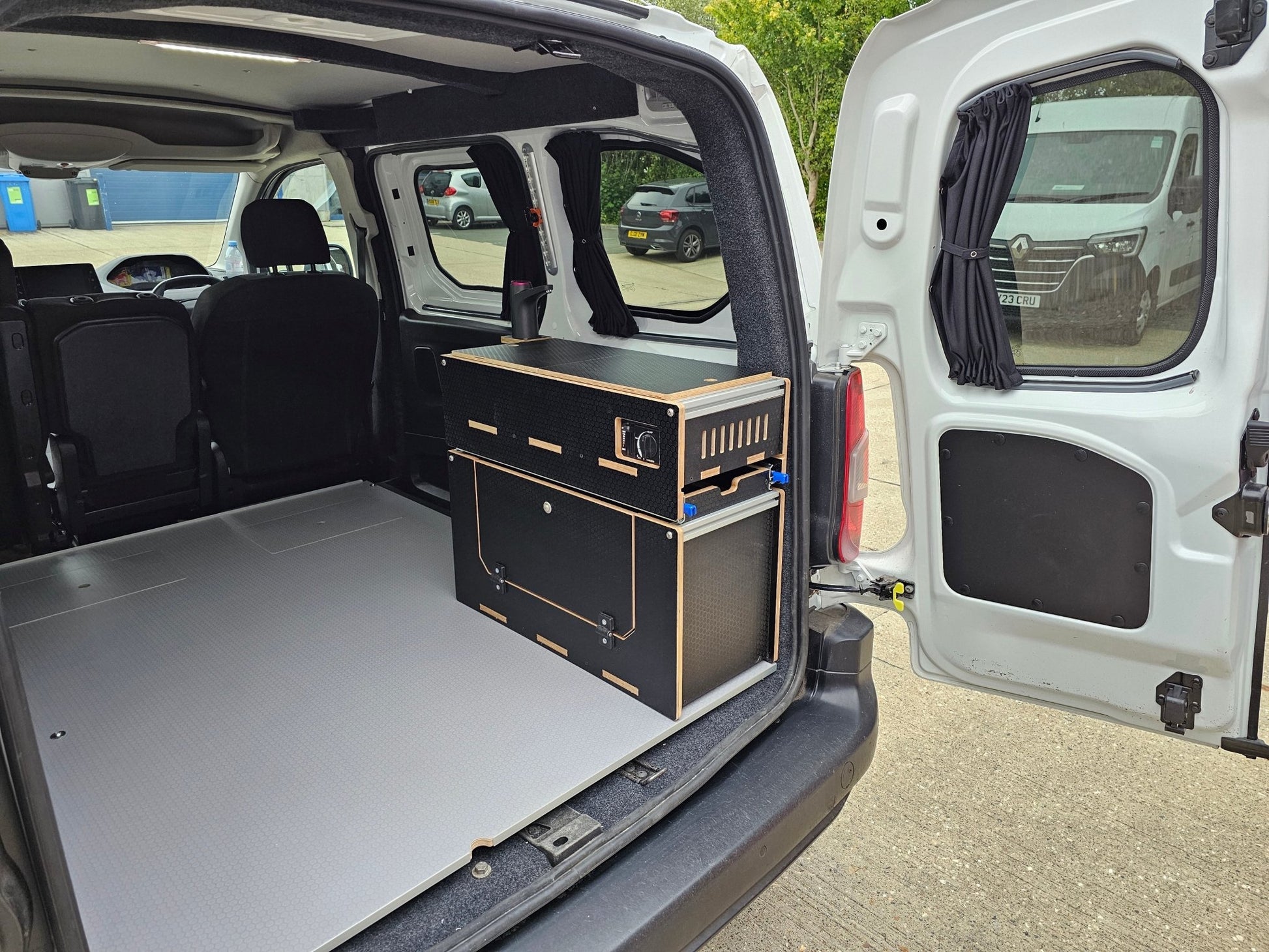 NEW Vangear Caddy - Pod 2.0 sliding campervan kitchen (easy 3 part assembly - NOT flat pack) - Vangear UK