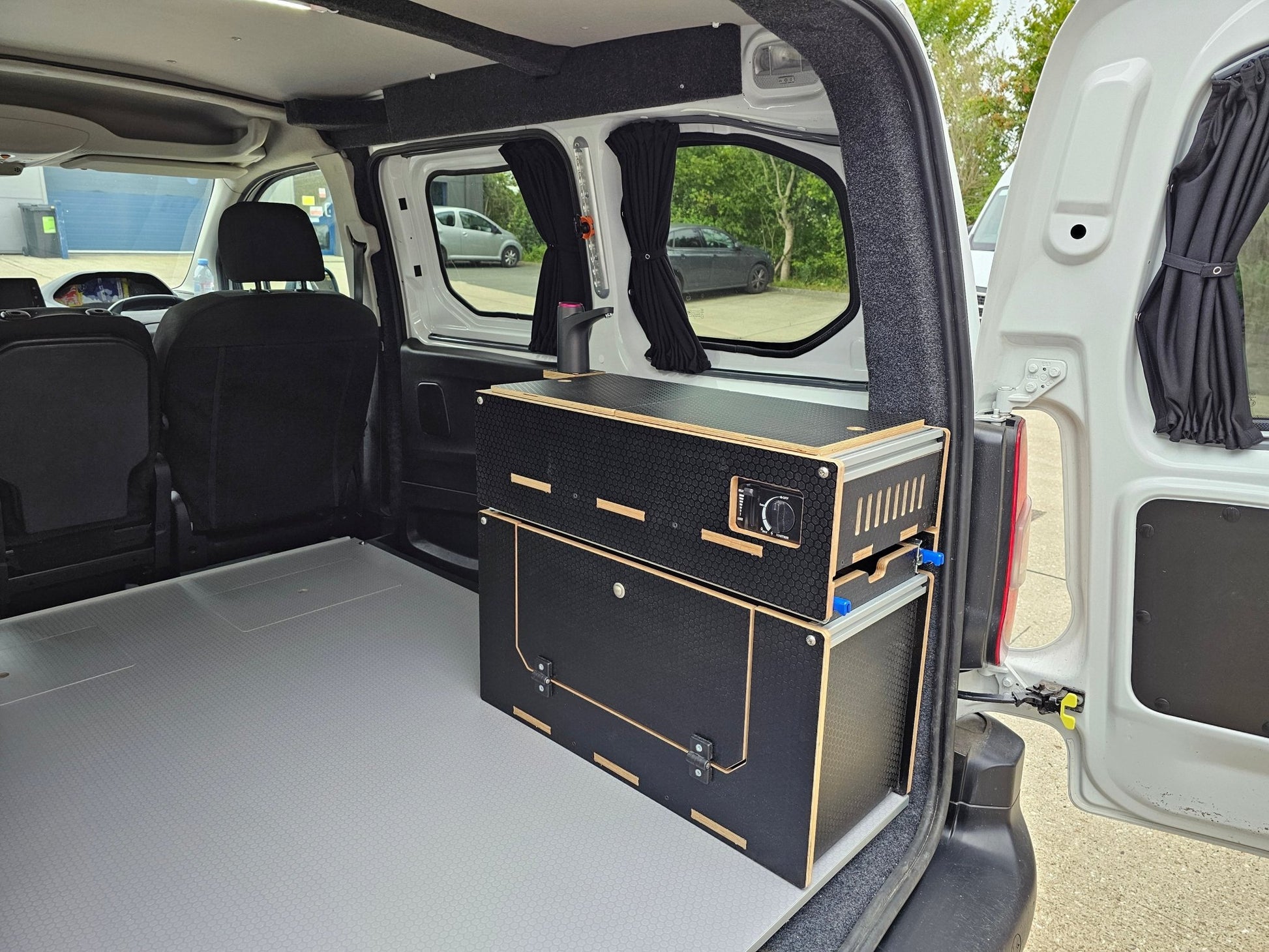 NEW Vangear Caddy - Pod 2.0 sliding campervan kitchen (easy 3 part assembly - NOT flat pack) - Vangear UK