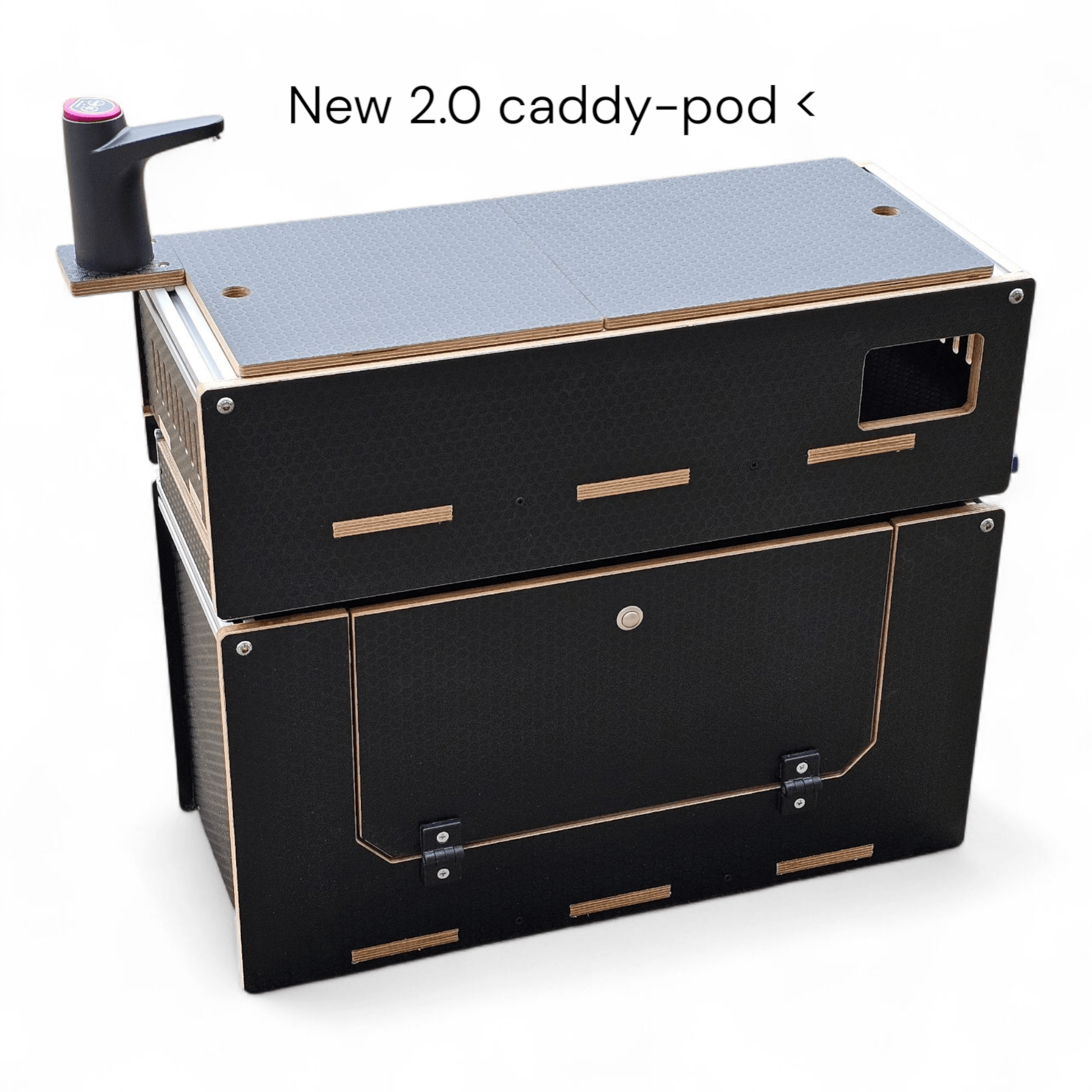 NEW Vangear Caddy - Pod 2.0 sliding campervan kitchen (easy 3 part assembly - NOT flat pack) - Vangear UK