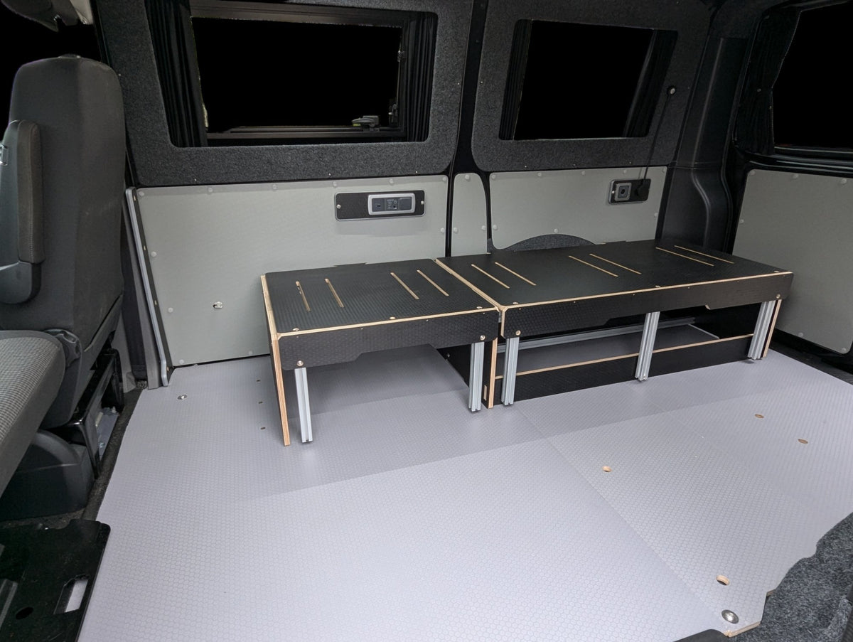 Module Van Bed Vangear Campervan Compact Bed and bench seat – Vangear UK
