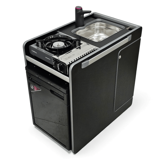 NEW Vangear CRX - Pod 3.0 campervan fridge pod - Black or Carbon Grey (fridge not included) - Vangear UK