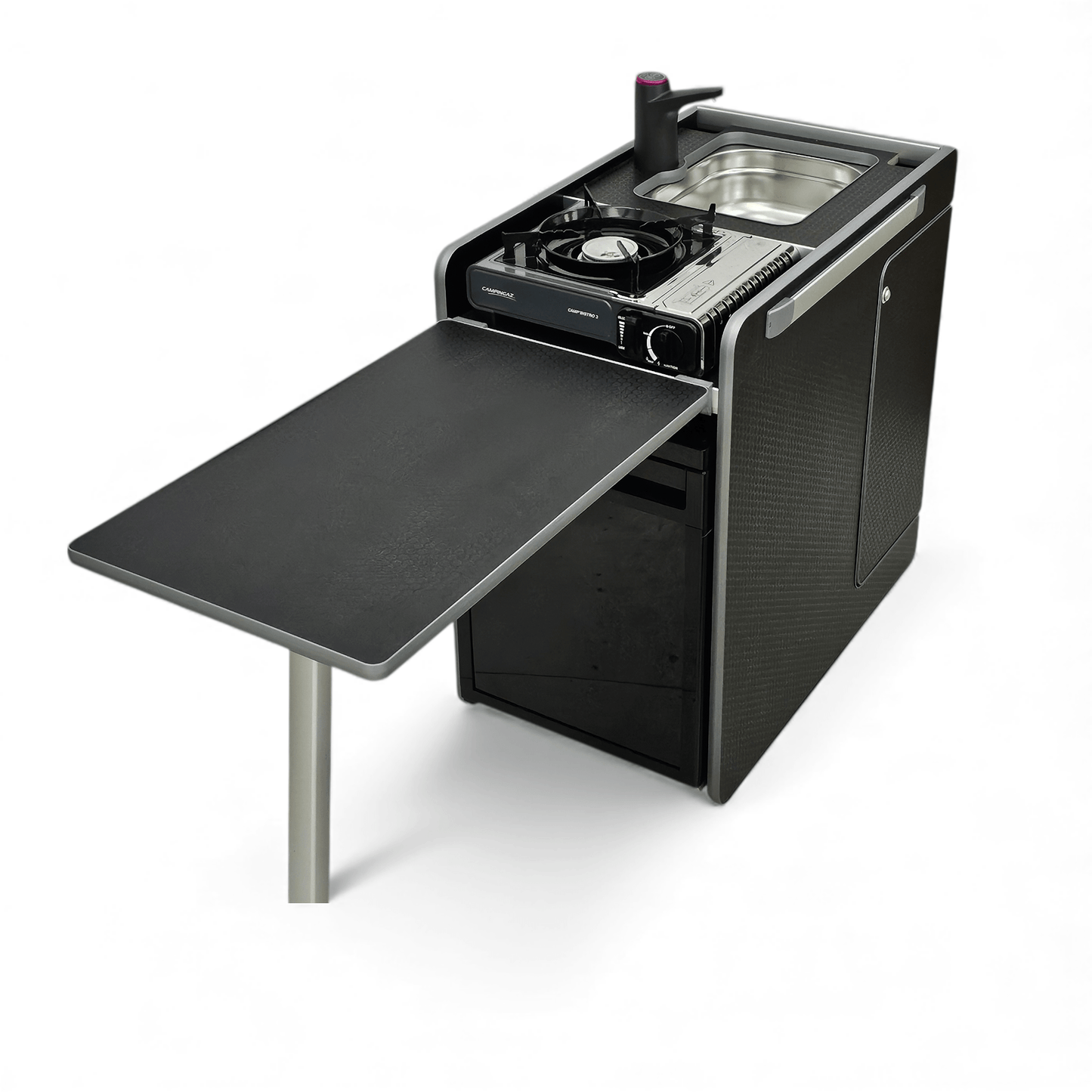 NEW Vangear CRX - Pod 3.0 campervan fridge pod - Black or Carbon Grey (fridge not included) - Vangear UK