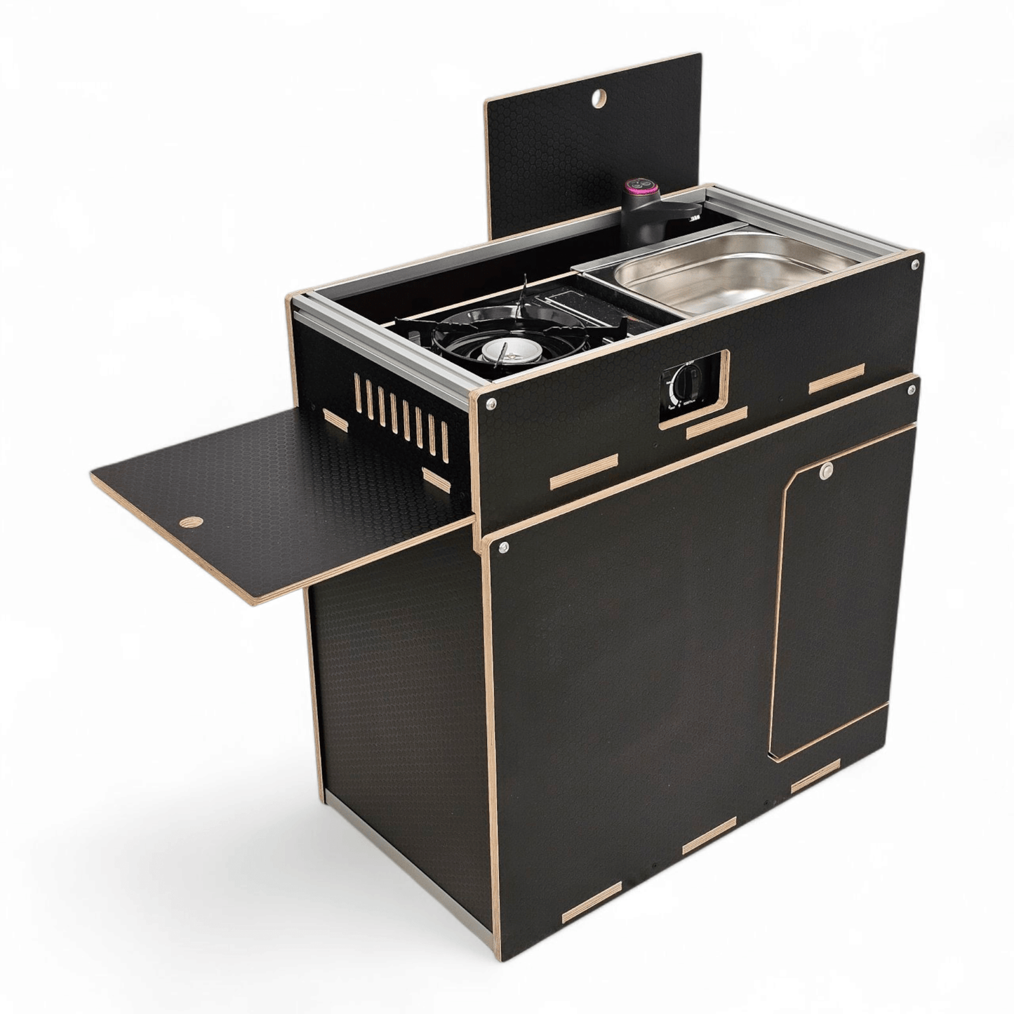 NEW Vangear Easy - Pod 2.0 self assembly campervan kitchen - Storage version - Vangear UK