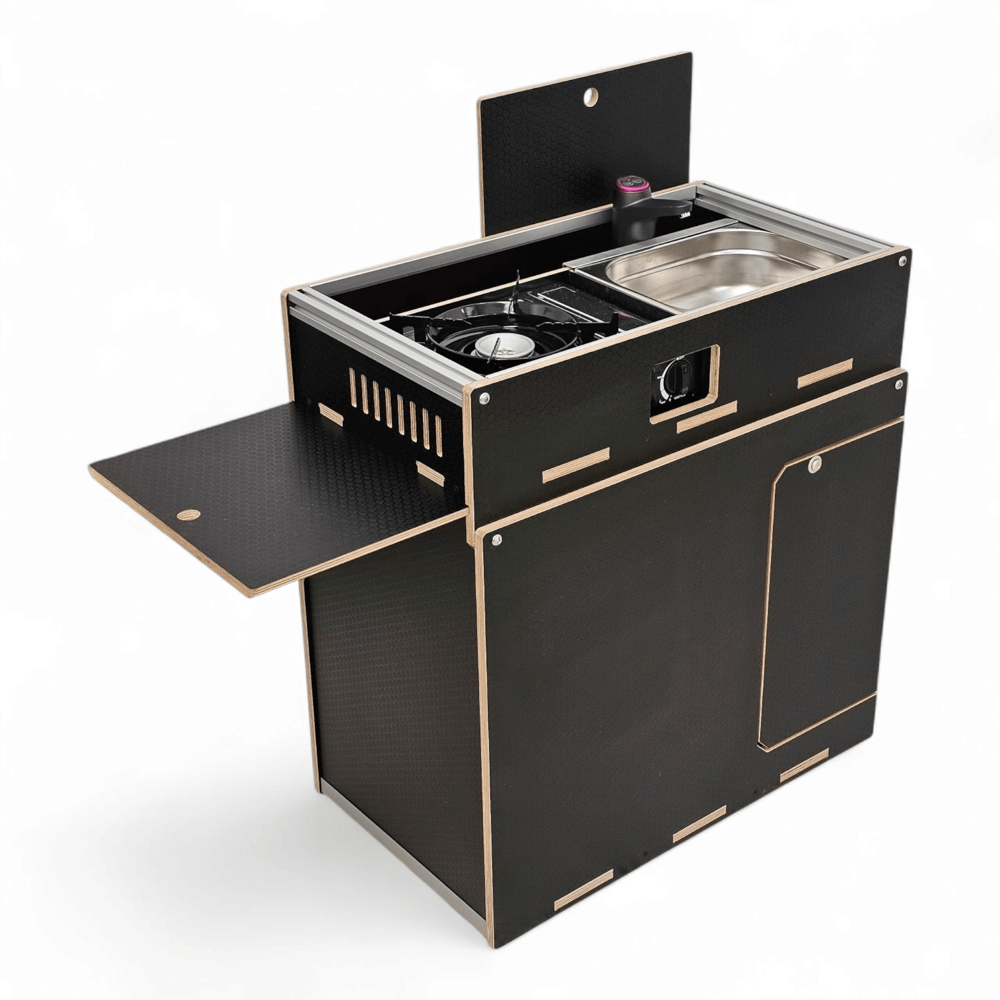 NEW Vangear Easy - Pod 2.0 self assembly campervan kitchen - Storage version - Vangear UK
