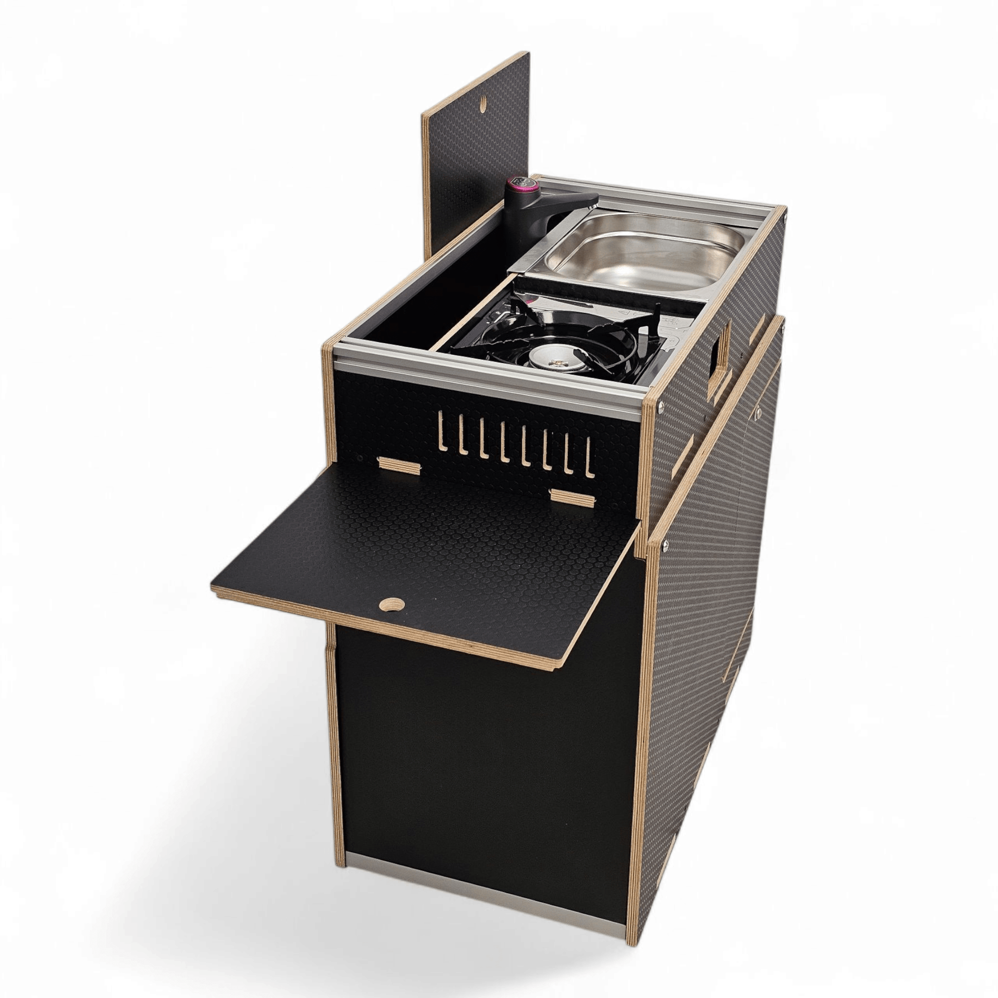 NEW Vangear Easy - Pod 2.0 self assembly campervan kitchen - Storage version - Vangear UK