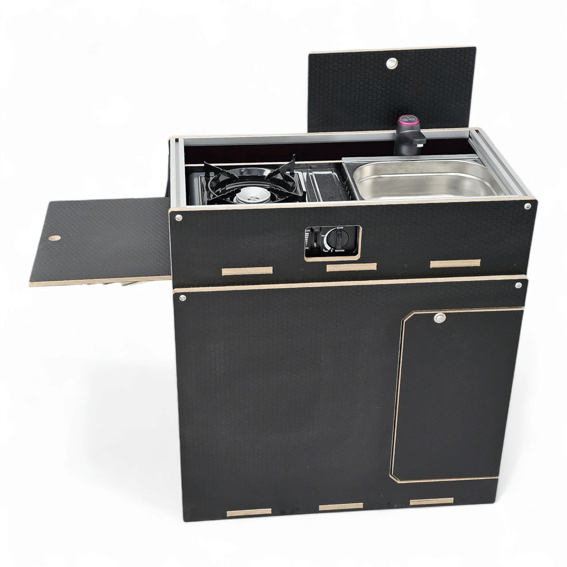 NEW Vangear Easy - Pod 2.0 self assembly campervan kitchen - Storage version - Vangear UK