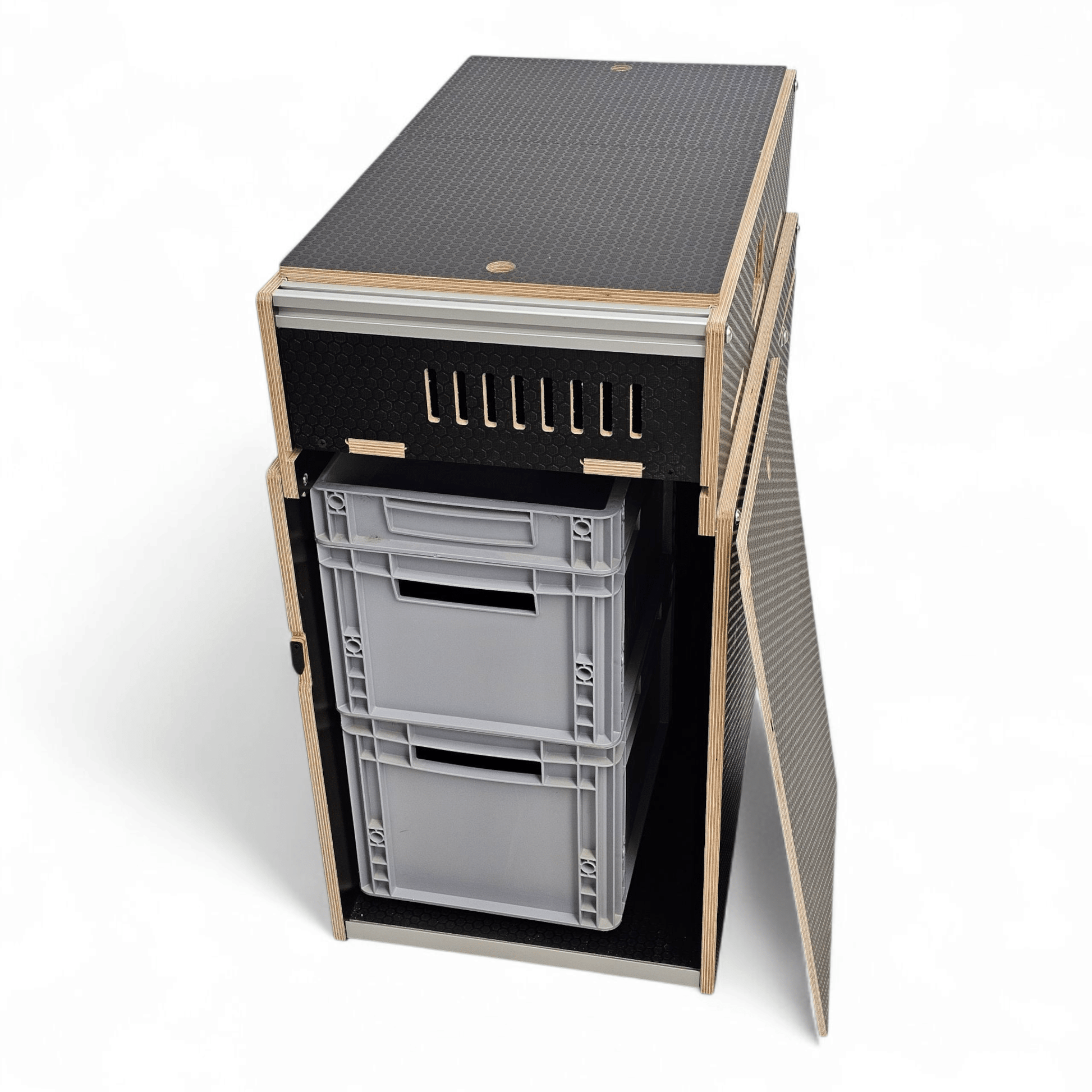 NEW Vangear Easy - Pod 2.0 self assembly campervan kitchen - Storage version - Vangear UK