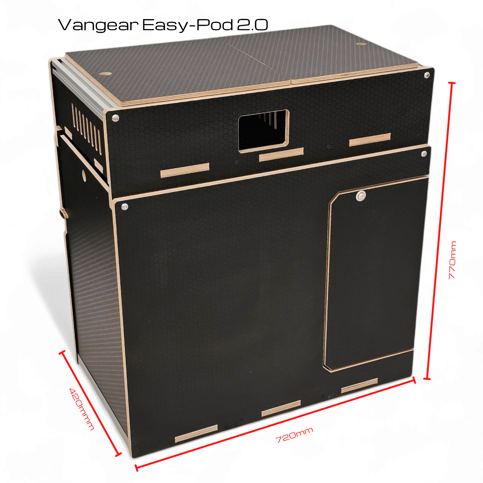 NEW Vangear Easy - Pod 2.0 self assembly campervan kitchen - Storage version - Vangear UK
