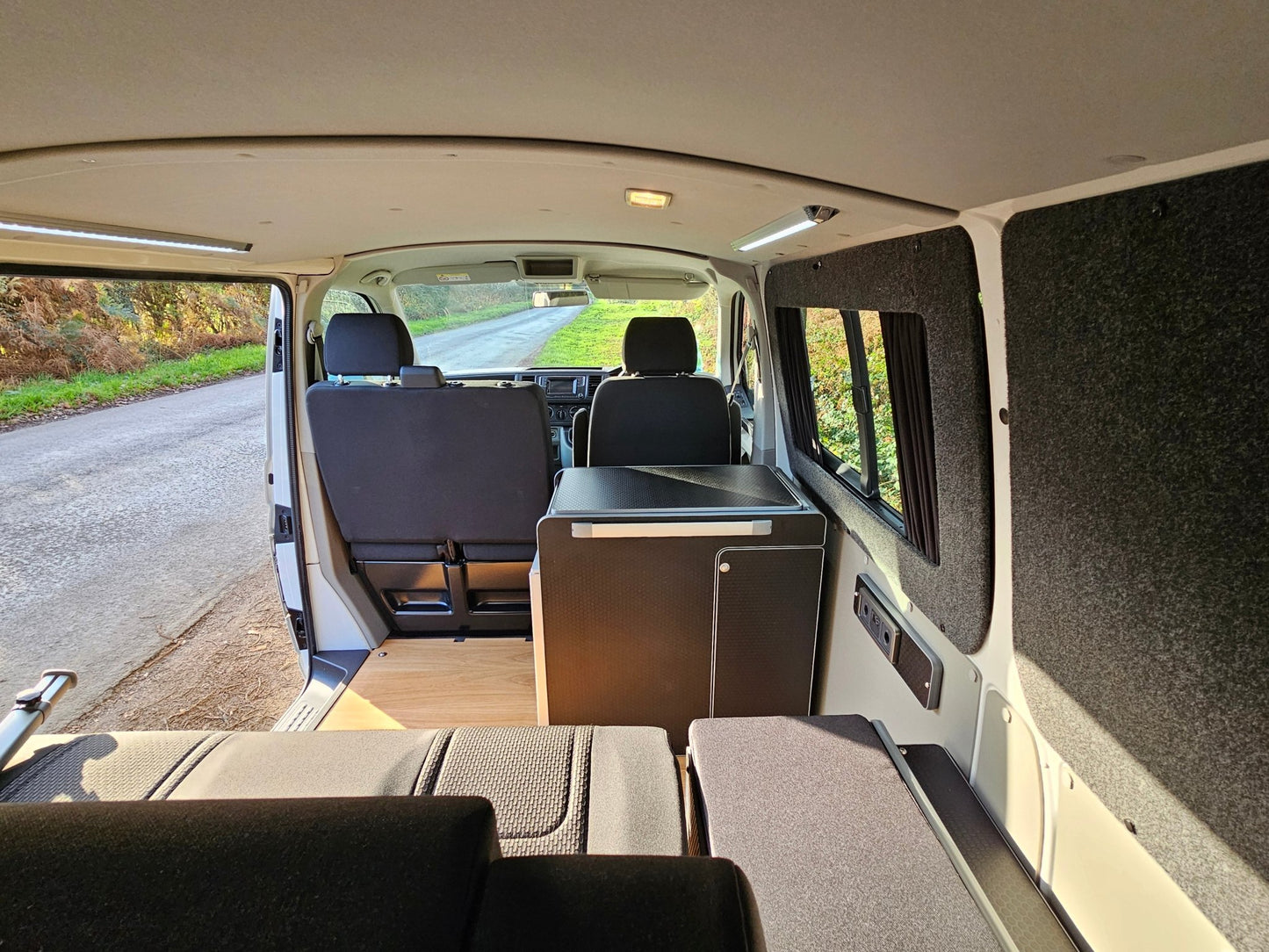 NEW Vangear Electric CRX - Pod 3.0 campervan fridge pod - Black or Carbon Grey (fridge not included) - Vangear UK