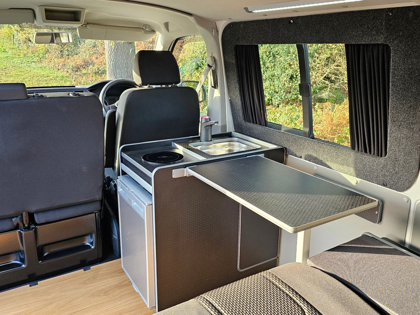 NEW Vangear Electric CRX - Pod 3.0 campervan fridge pod - Black or Carbon Grey (fridge not included) - Vangear UK