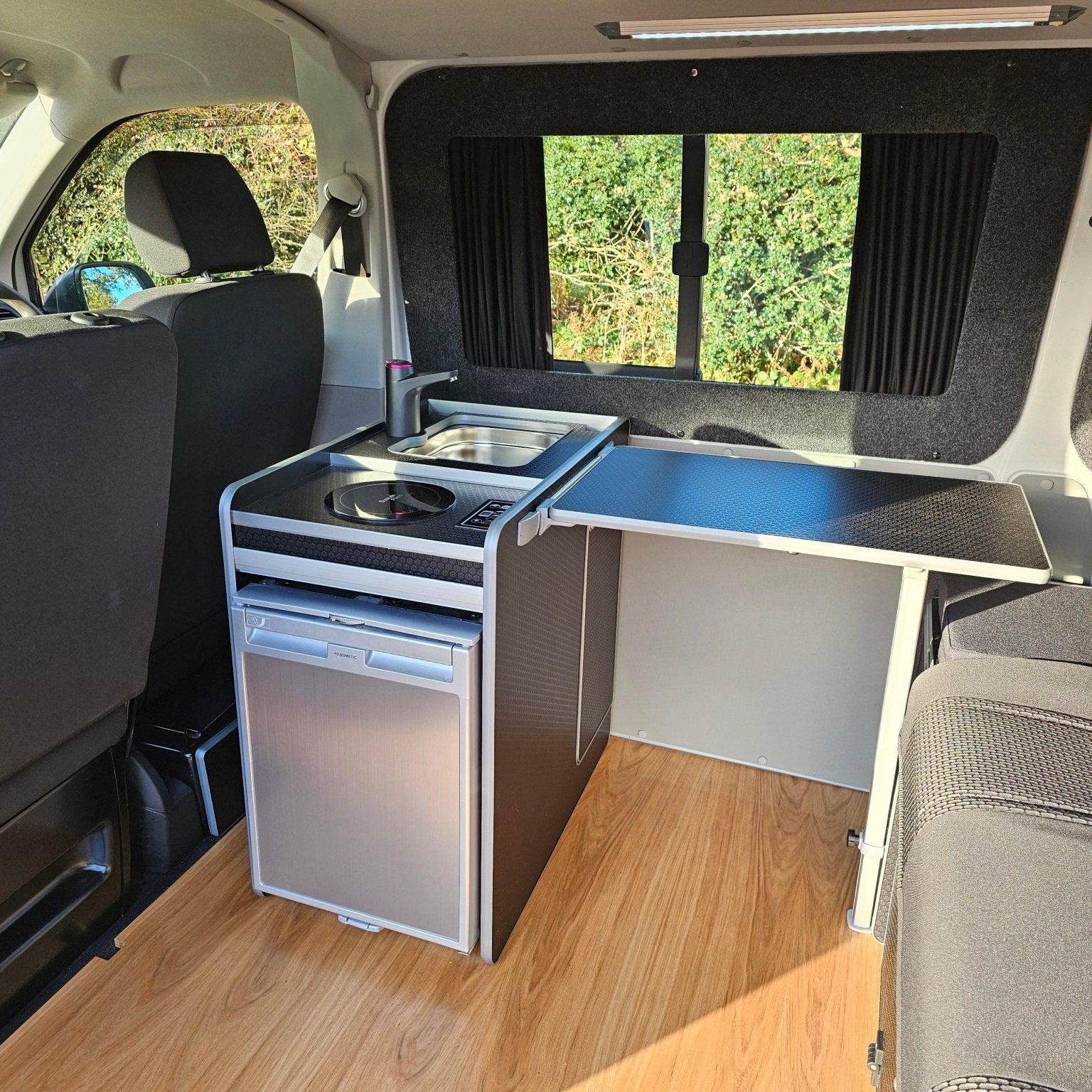 NEW Vangear Electric CRX - Pod 3.0 campervan fridge pod - Black or Carbon Grey (fridge not included) - Vangear UK