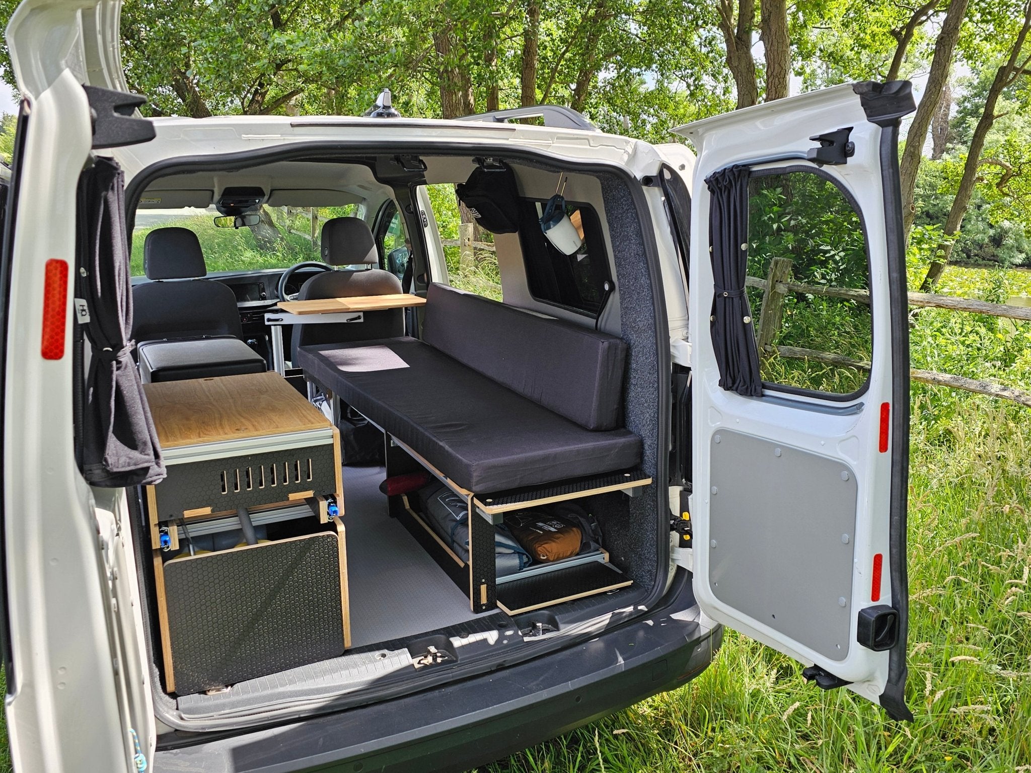 NEW Vangear Maxi - Pod 2.0 sliding campervan kitchen (fridge not included) - Vangear UK