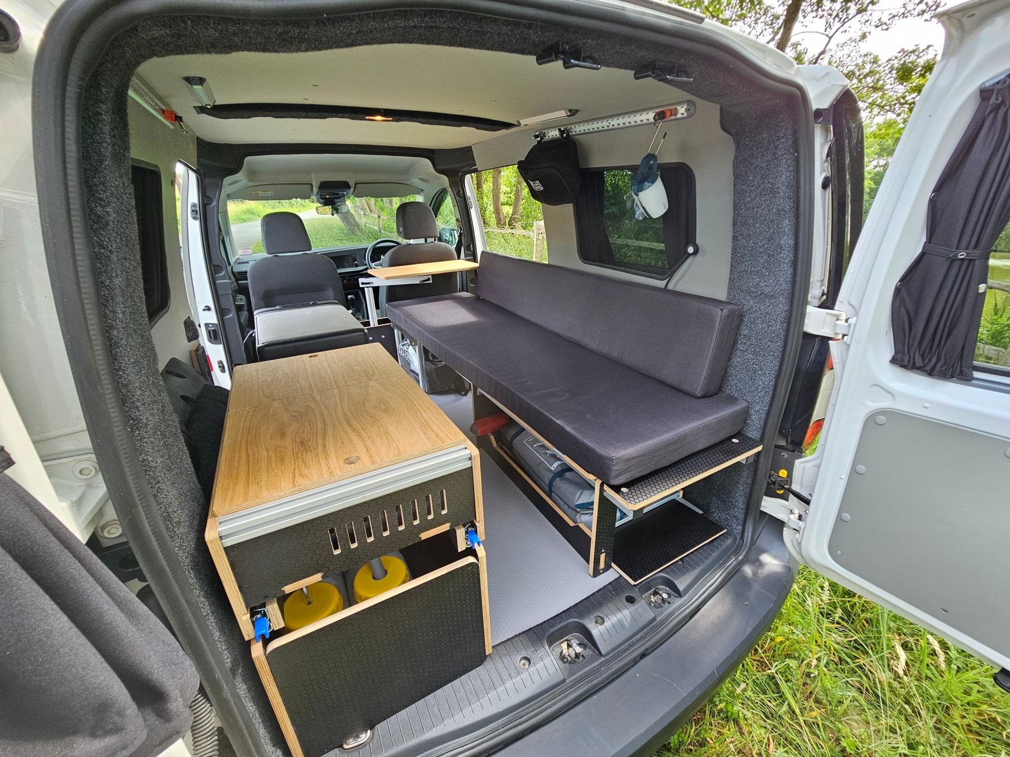 NEW Vangear Maxi - Pod 2.0 sliding campervan kitchen (fridge not included) - Vangear UK