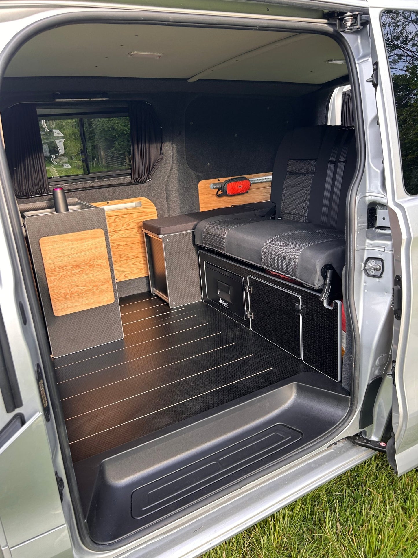 NEW Vangear Nano-Pod Campervan Kitchen NEW 3.0 Black or Carbon Grey - Vangear UK