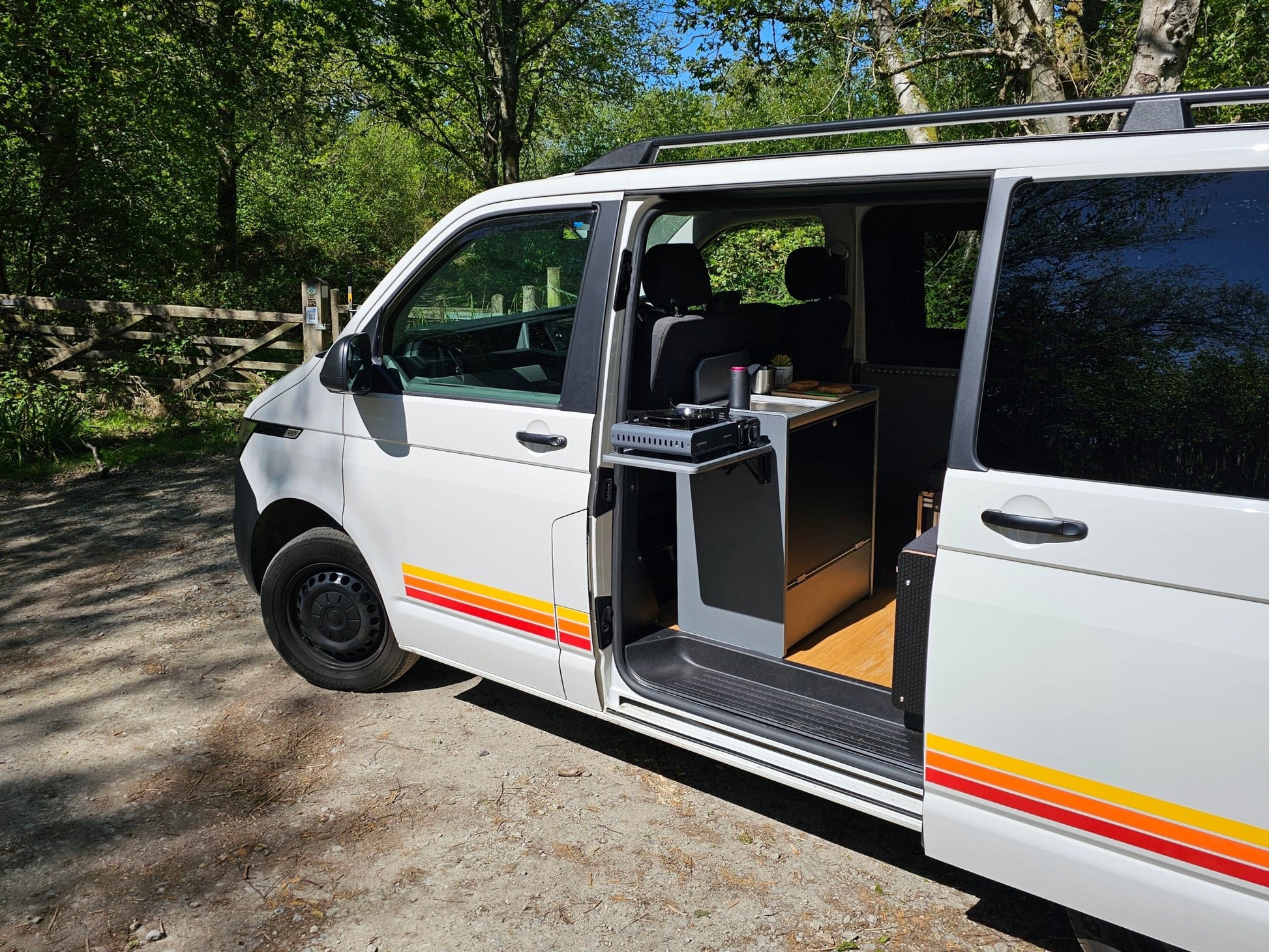 NEW Vangear Nano - Pod Campervan Kitchen NEW 3.0 Black or Carbon Grey - Vangear UK