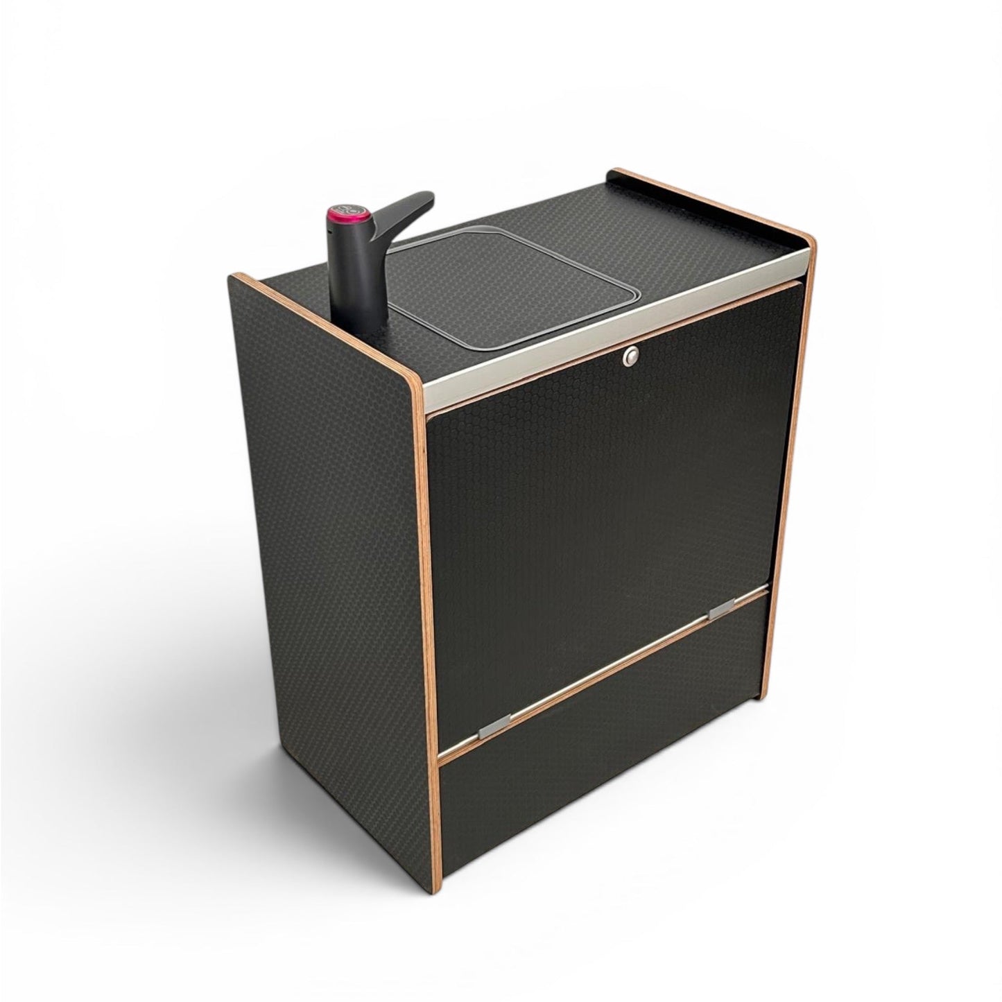 NEW Vangear Nano - Pod Campervan Kitchen NEW 3.0 Black or Carbon Grey - Vangear UK