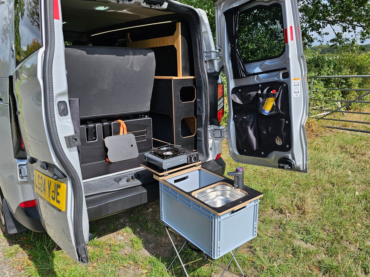 NEW Vangear NEO-SINK-BOX campervan kitchen-with eurobox-(Not including stove, legs or NEO-Stand) - Vangear UK