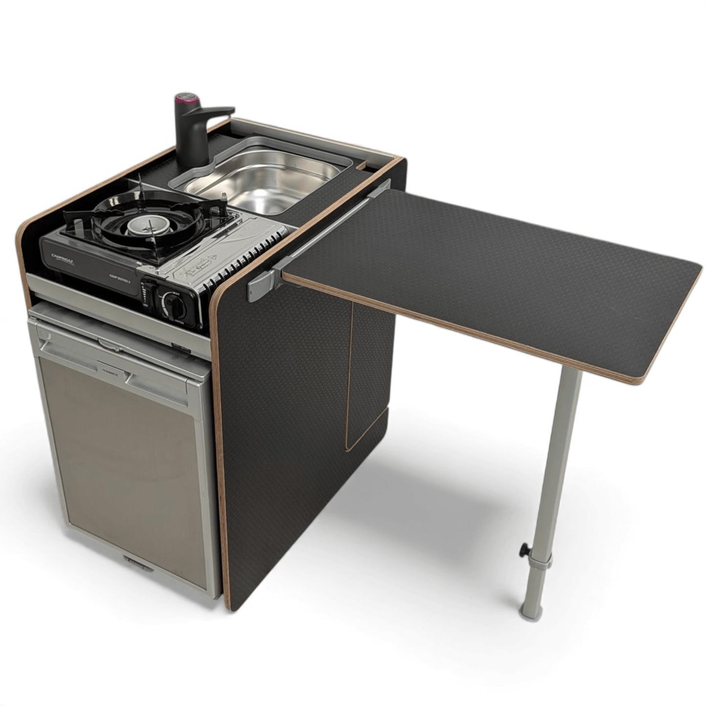 NEW Vangear stove CRX - Pod 3.0 campervan fridge pod - Black or Carbon Grey (fridge not included) - Vangear UK