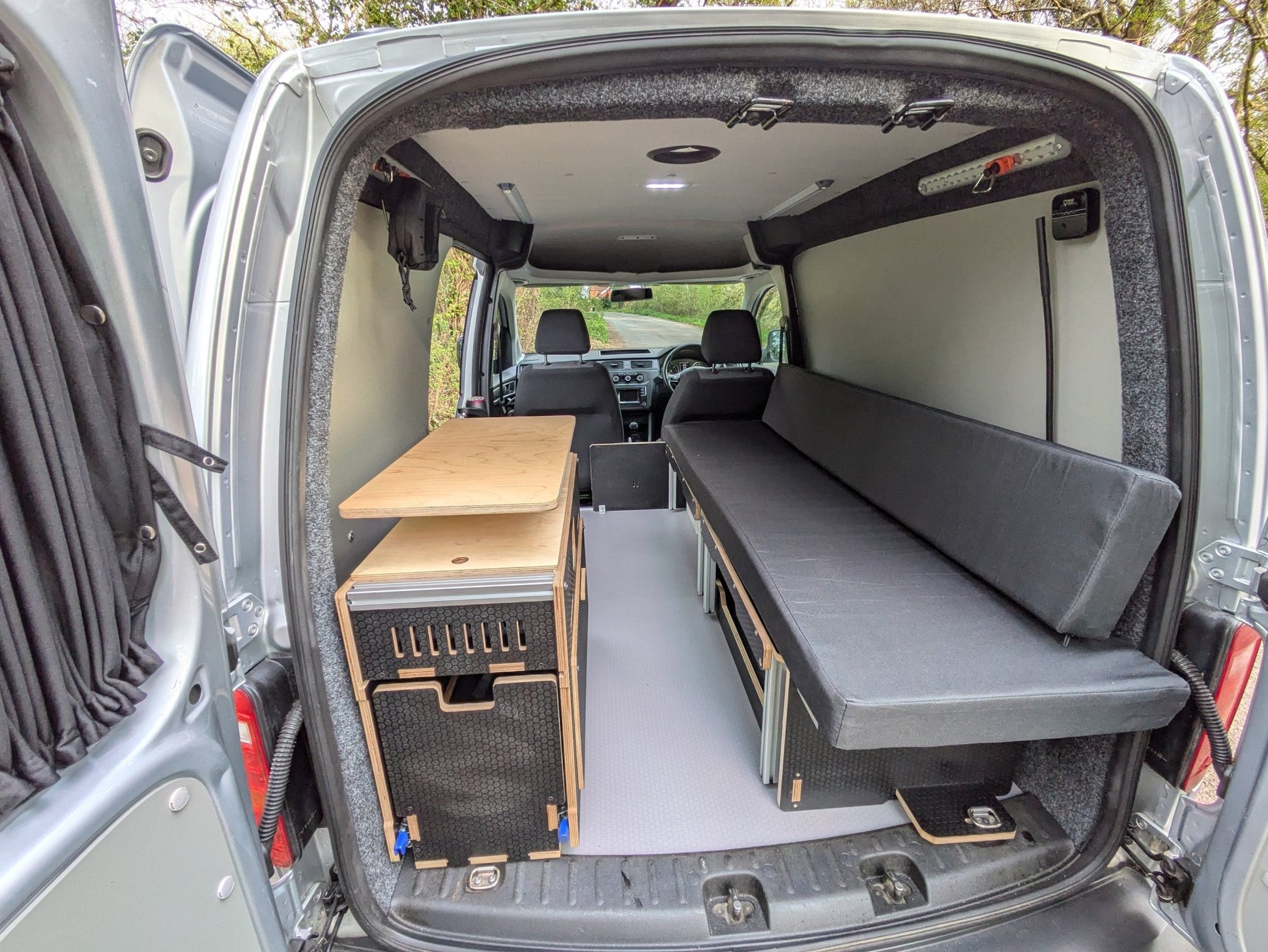 NEW Volkswagen Caddy mk4 Compact - Bed by Vangear - campervan bed - Vangear UK