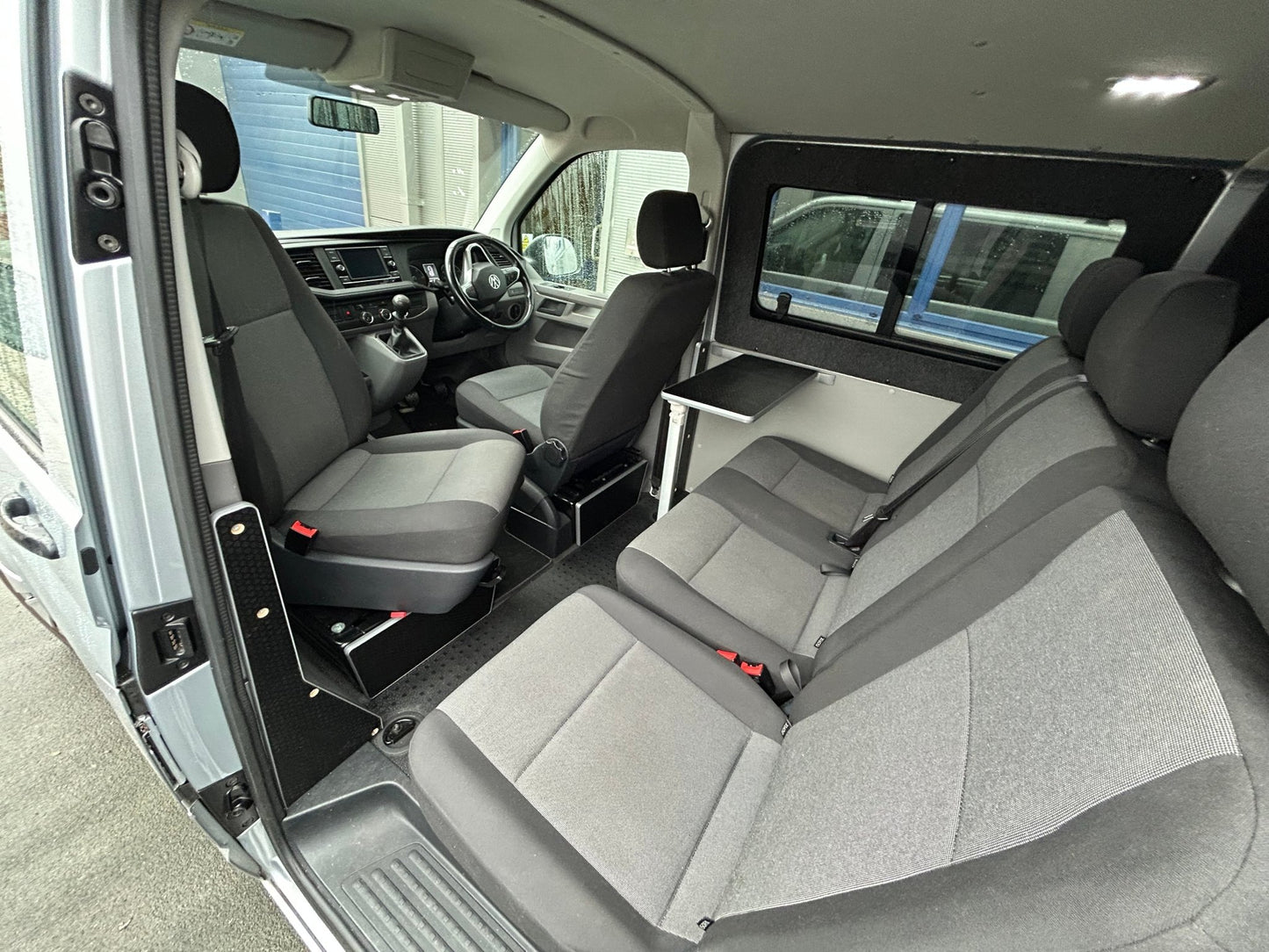 NEW VW Kombi Table and Rail Set for Volkswagen Kombi T5 T6 T6.1 - Vangear UK