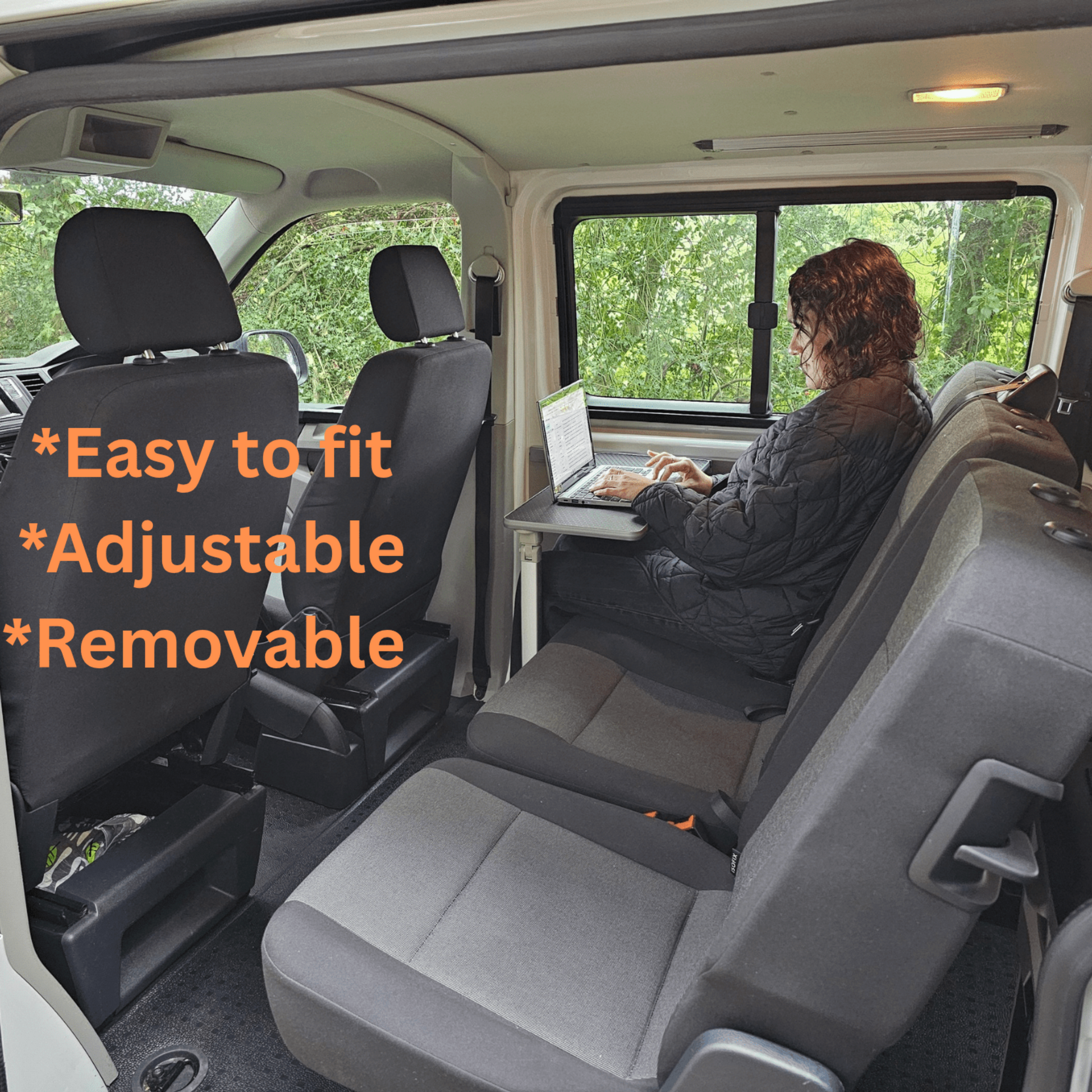 NEW VW Kombi Table and Rail Set for Volkswagen Kombi T5 T6 T6.1 - Vangear UK