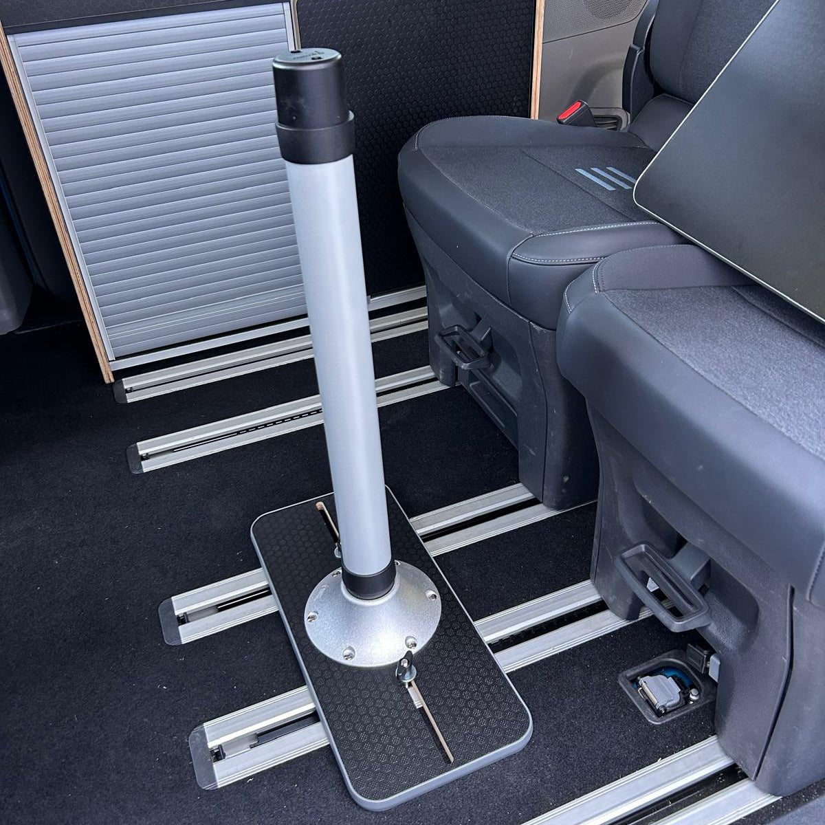 NEW VW T7 Multivan - Ford Tourneo - Vangear campervan table & stand - Vangear UK