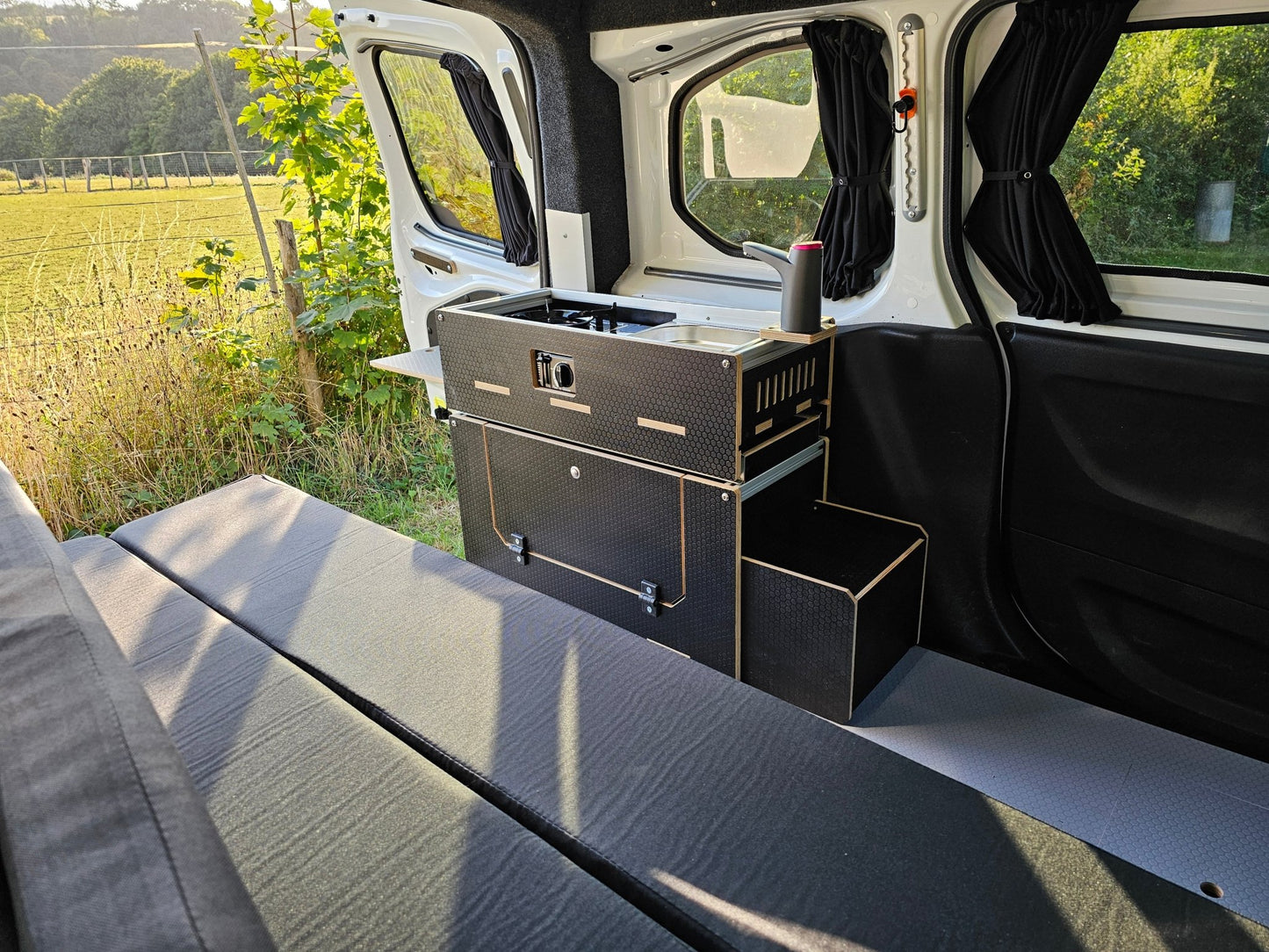 Peugeot Partner/Citroen Berlingo Compact - Bed 1.1 by Vangear - campervan bed (SWB L1) - Vangear UK