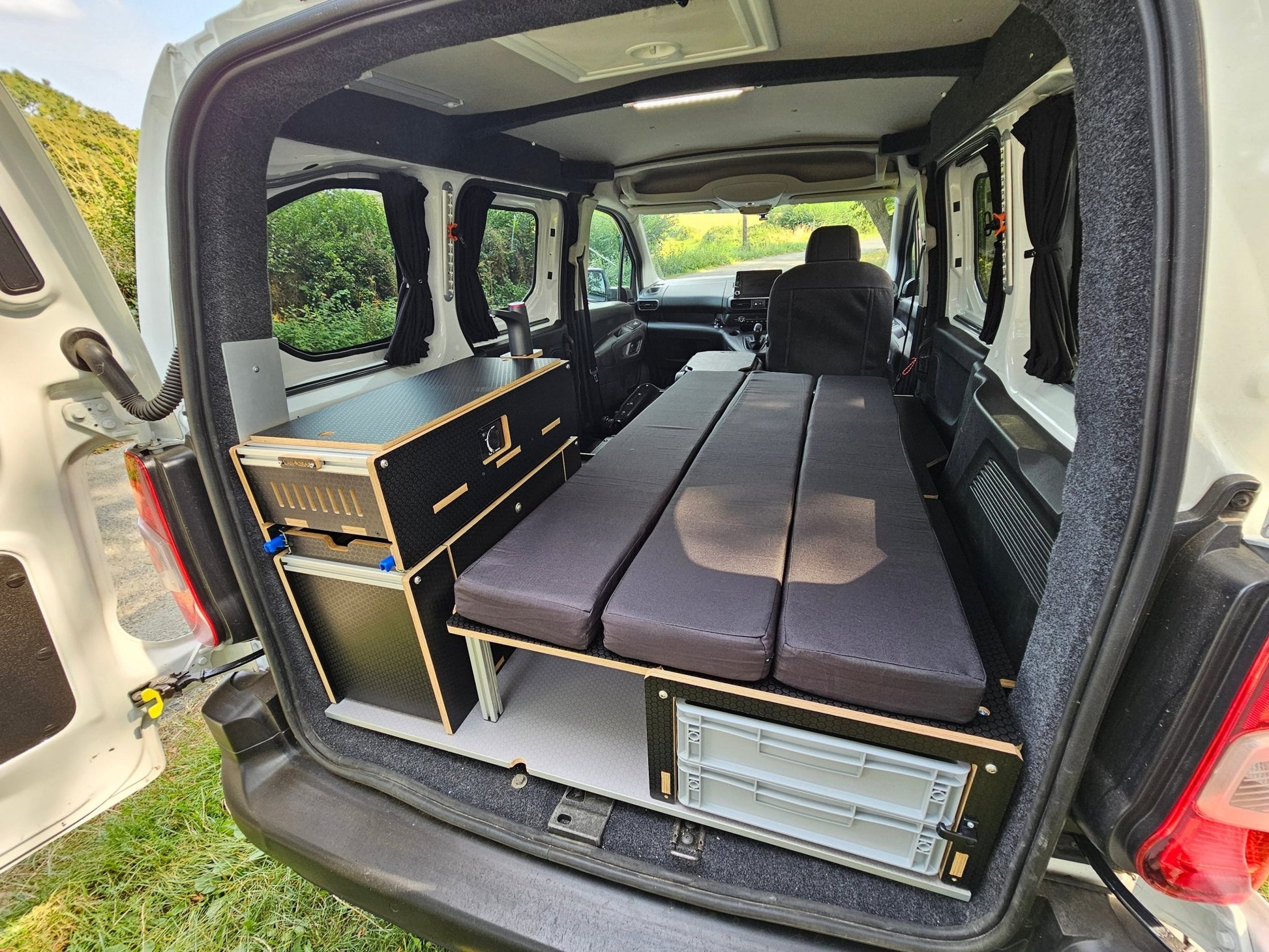 Peugeot Partner/Citroen Berlingo Compact - Bed 1.1 by Vangear - campervan bed (SWB L1) - Vangear UK