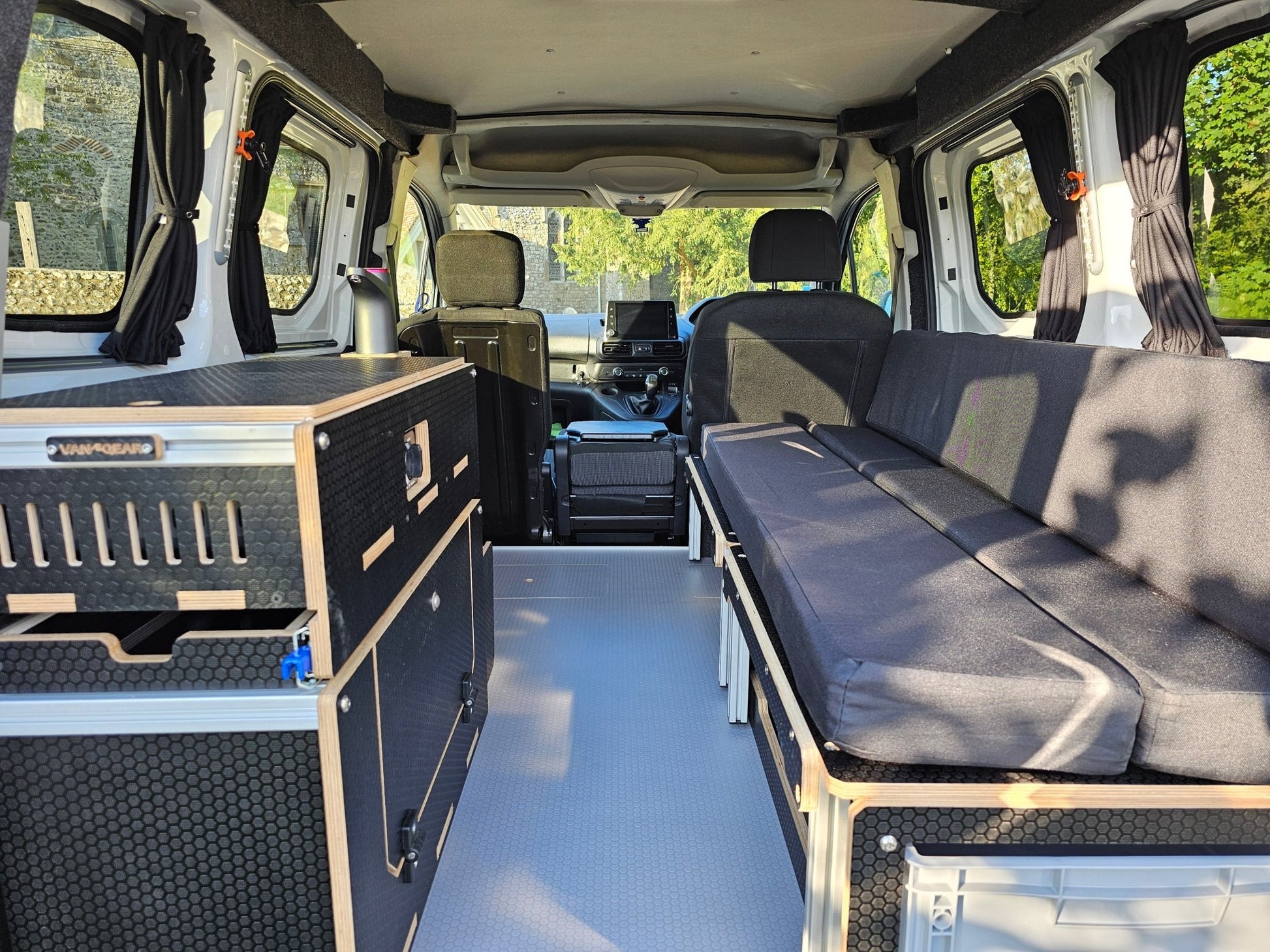 Peugeot Partner/Citroen Berlingo Compact - Bed 1.1 by Vangear - campervan bed (SWB L1) - Vangear UK