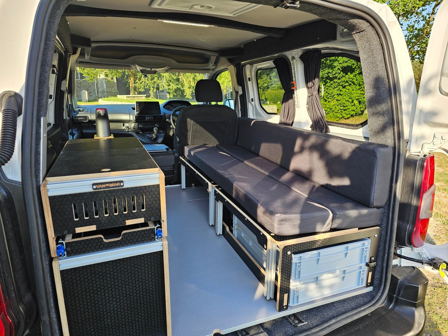 Peugeot Partner/Citroen Berlingo Compact - Bed 1.1 by Vangear - campervan bed (SWB L1) - Vangear UK