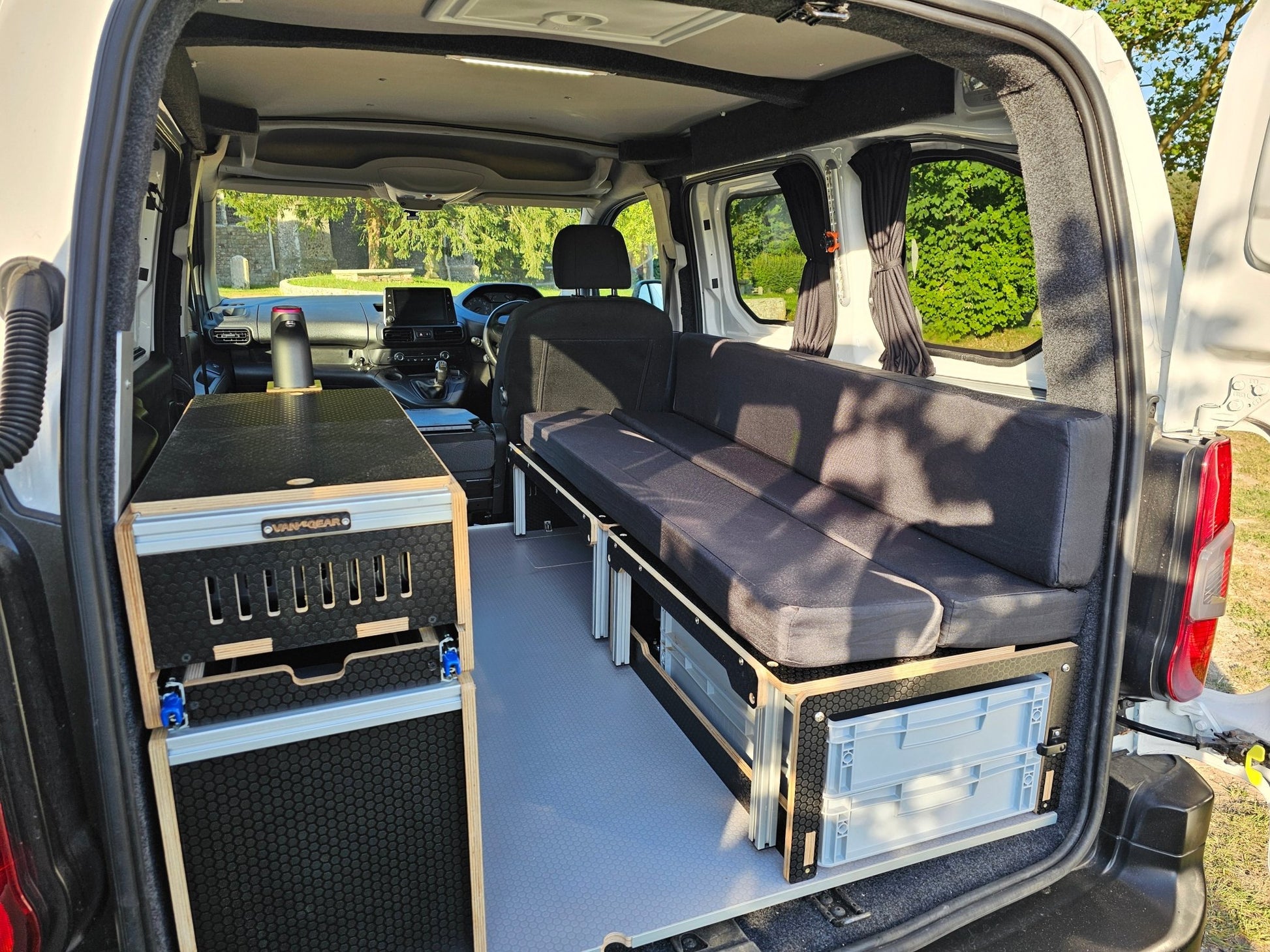 Peugeot Partner/Citroen Berlingo Compact - Bed 1.1 by Vangear - campervan bed (SWB L1) - Vangear UK