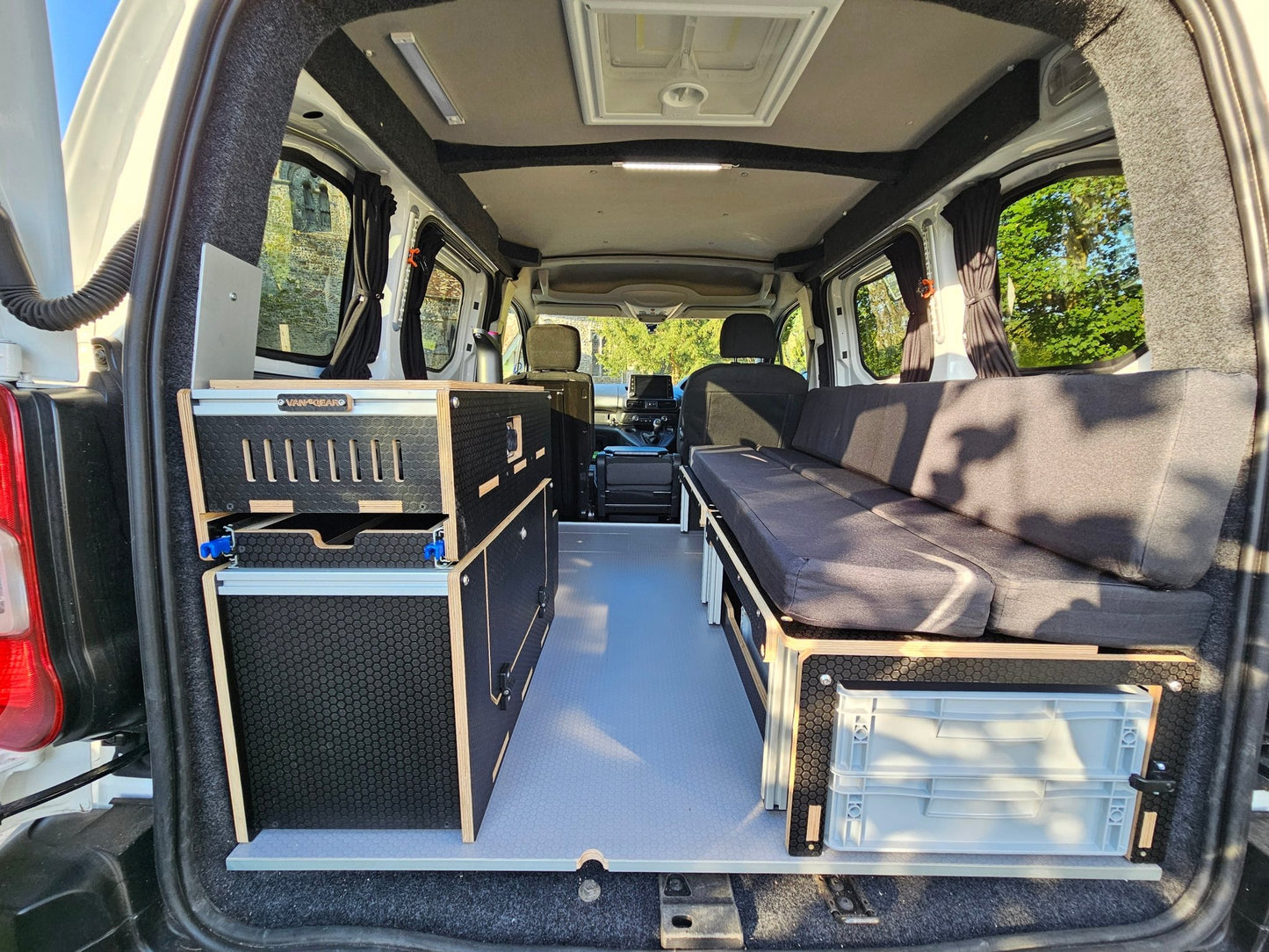 Peugeot Partner/Citroen Berlingo Compact - Bed 1.1 by Vangear - campervan bed (SWB L1) - Vangear UK