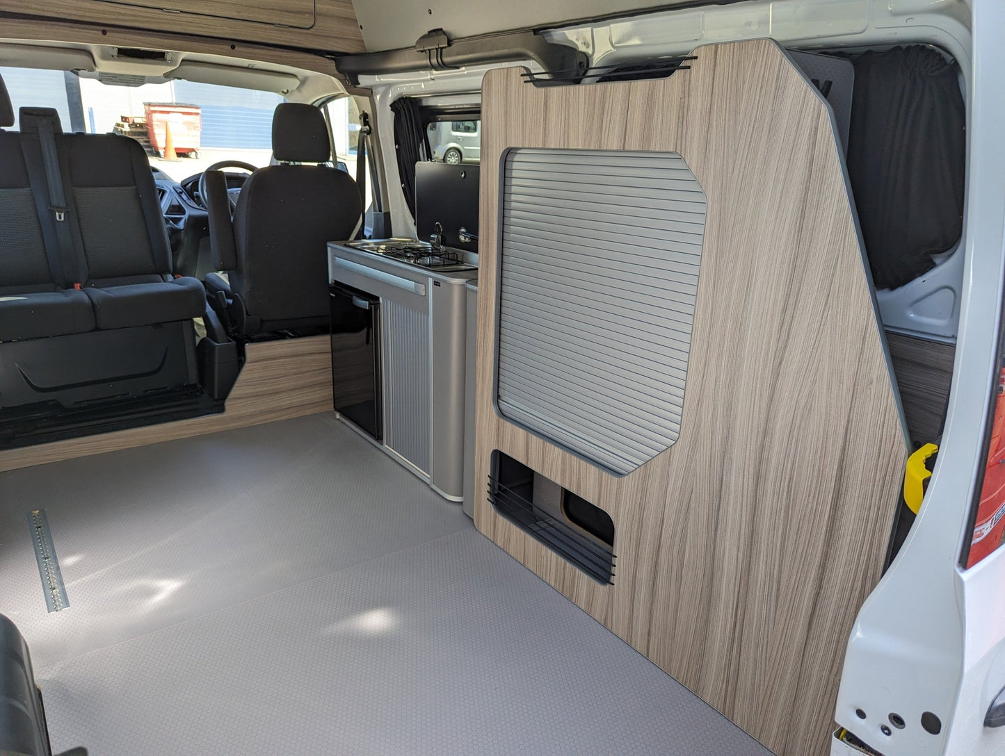Rear-Pod (XL for Ford Transit Custom) to make a modular campervan system - Vangear UK