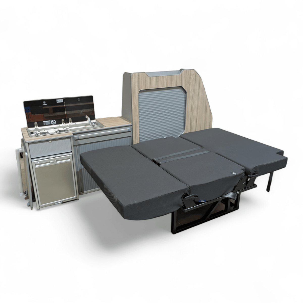 Scopema RIB 112 Altair Bed - Rock & Roll bed - VW Brick fabric - Vangear UK