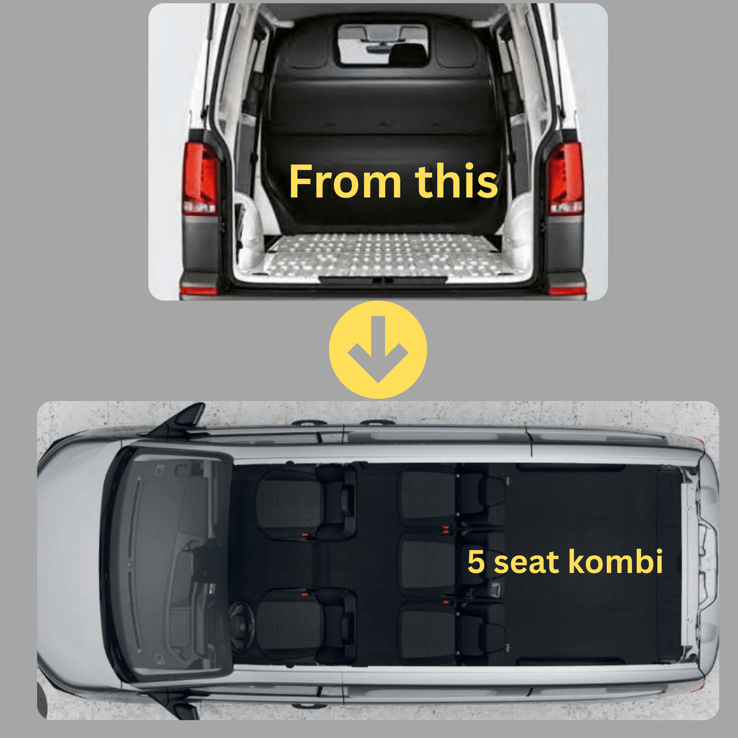 USED Volkswagen T6 Kombi conversion pack (USED 2nd hand)(Supply only) - Vangear UK