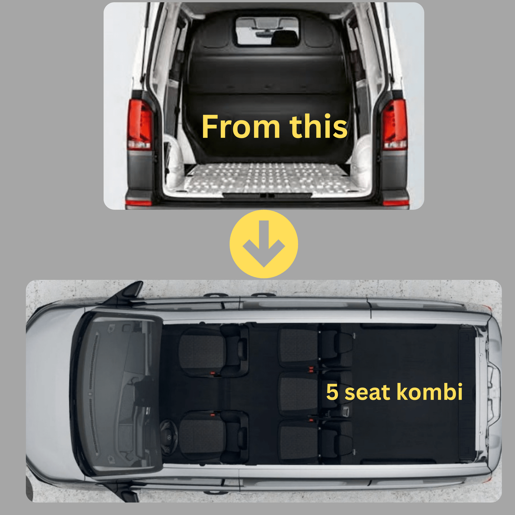 USED Volkswagen T6 Kombi conversion pack (USED 2nd hand)(Supply only) - Vangear UK