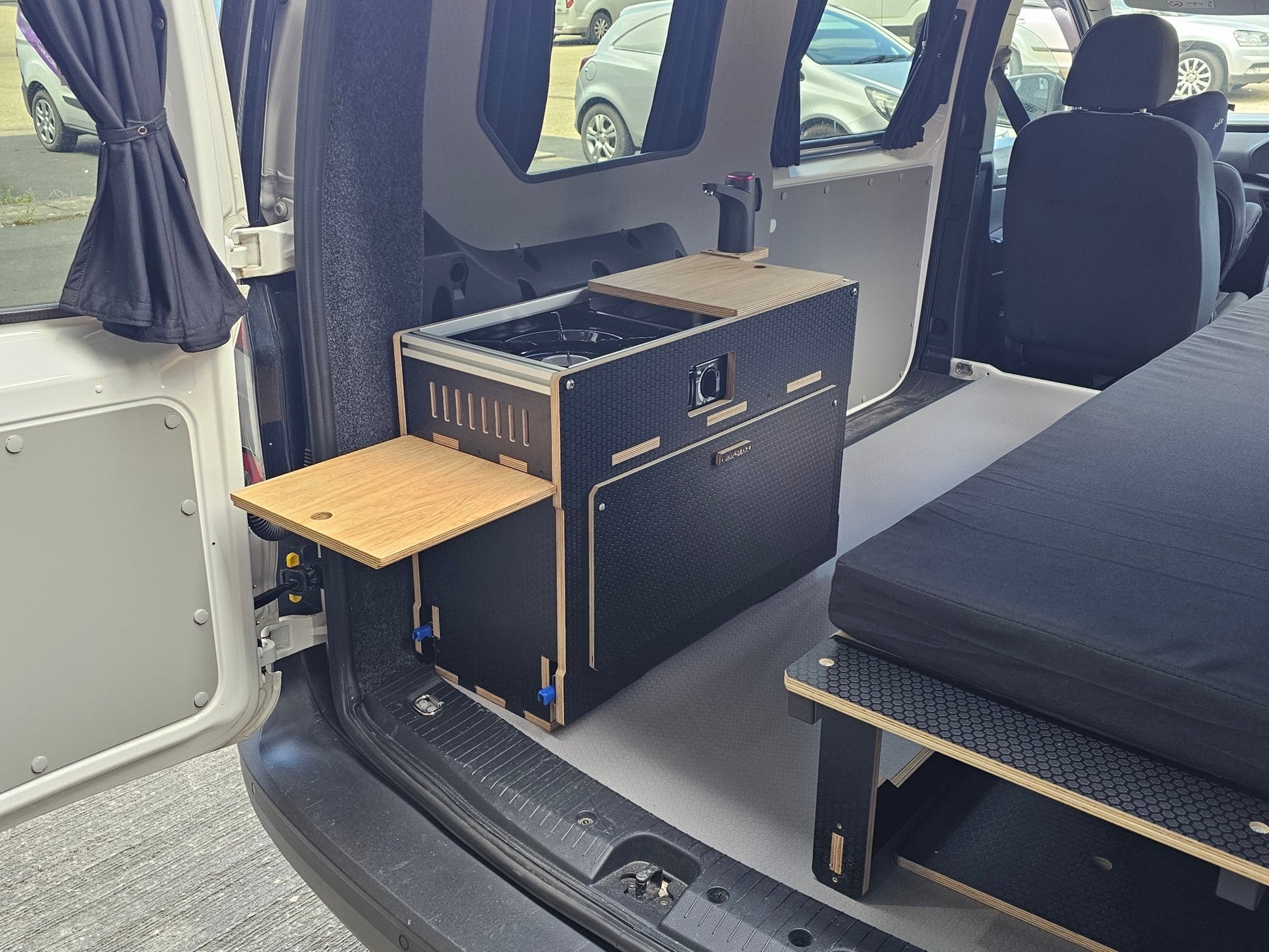 Vangear Caddy - Pod 1.1 sliding campervan kitchen - Vangear UK