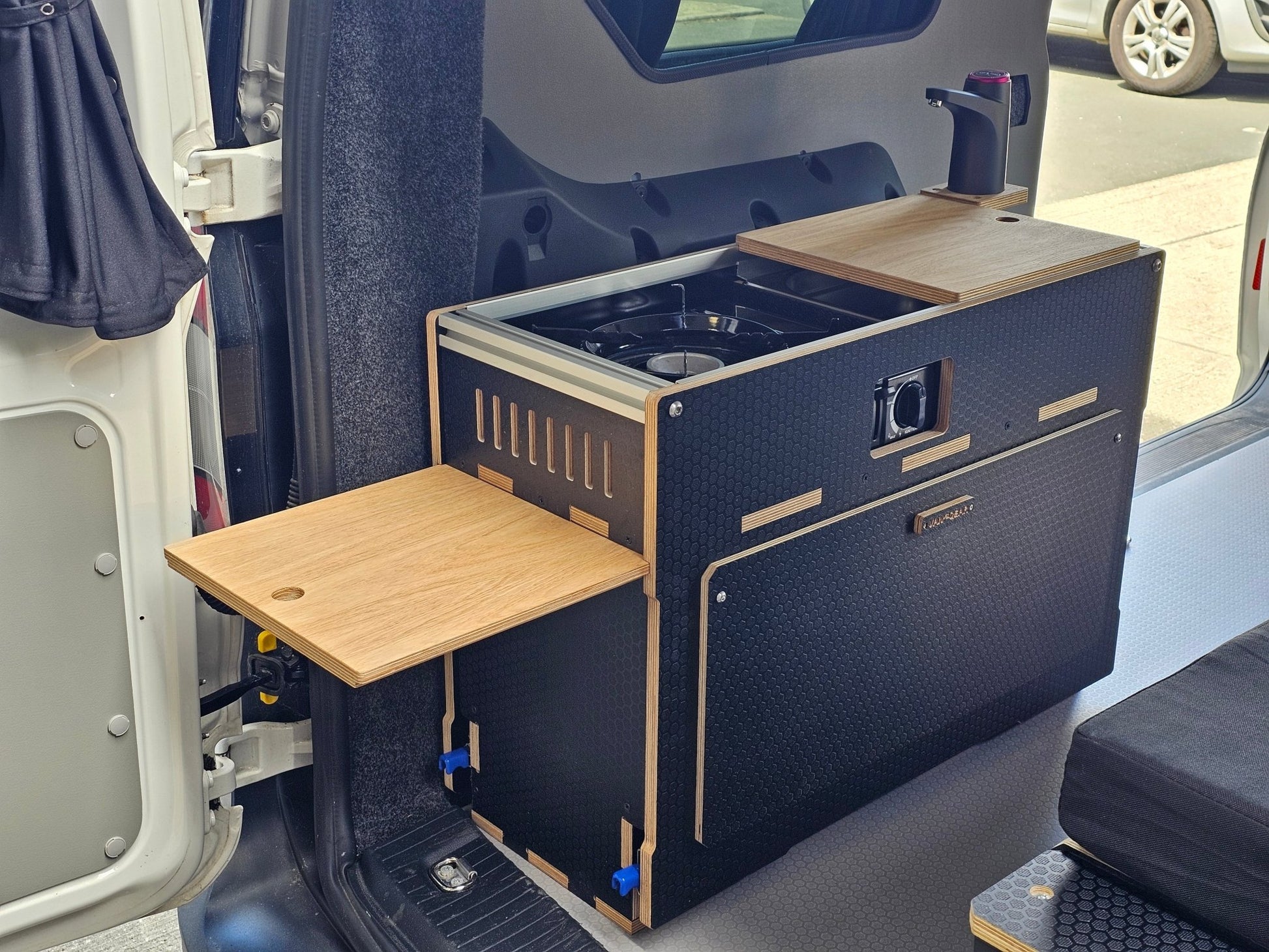Vangear Caddy - Pod 1.1 sliding campervan kitchen - Vangear UK