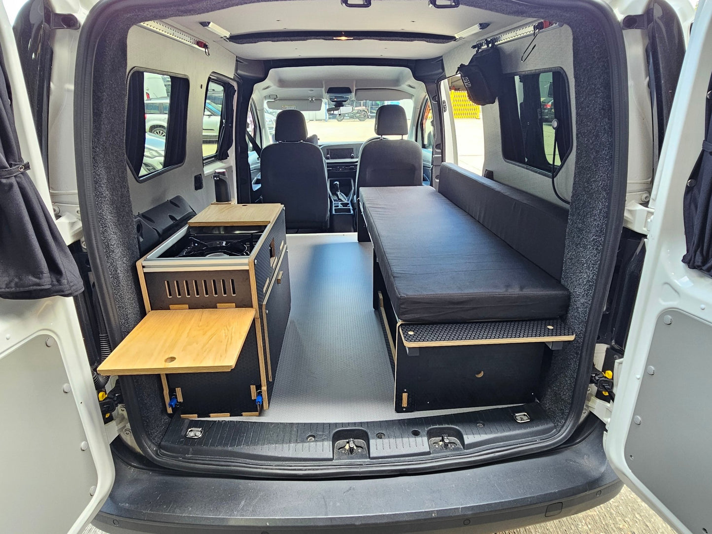 Vangear Caddy - Pod 1.1 sliding campervan kitchen - Vangear UK