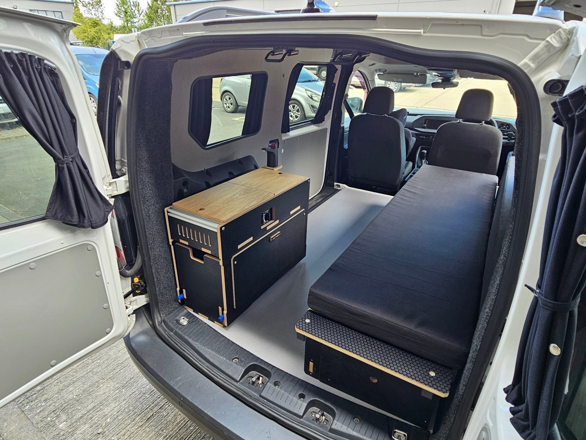 Vangear Caddy - Pod 1.1 sliding campervan kitchen - Vangear UK
