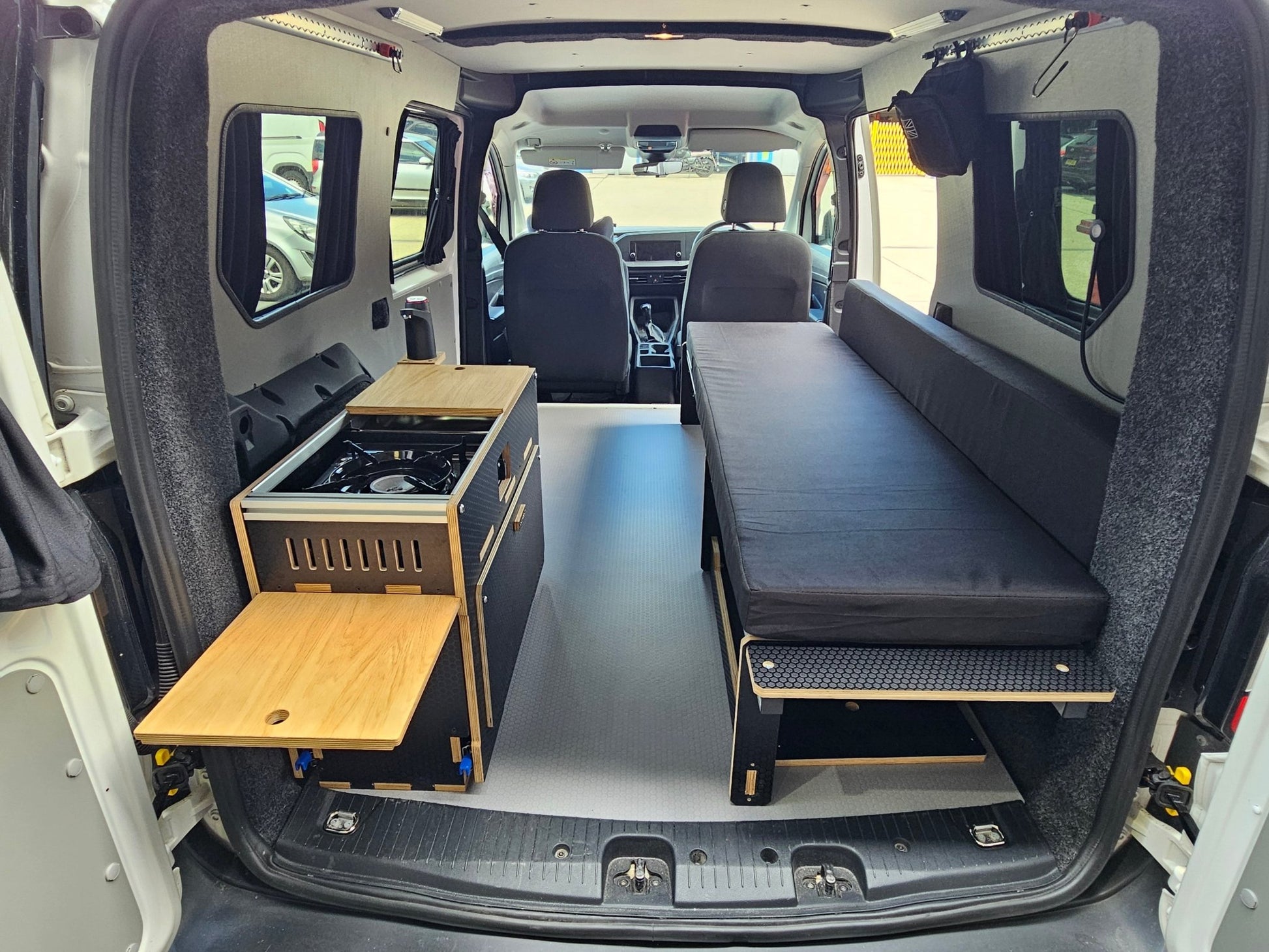 Vangear Caddy - Pod 1.1 sliding campervan kitchen - Vangear UK