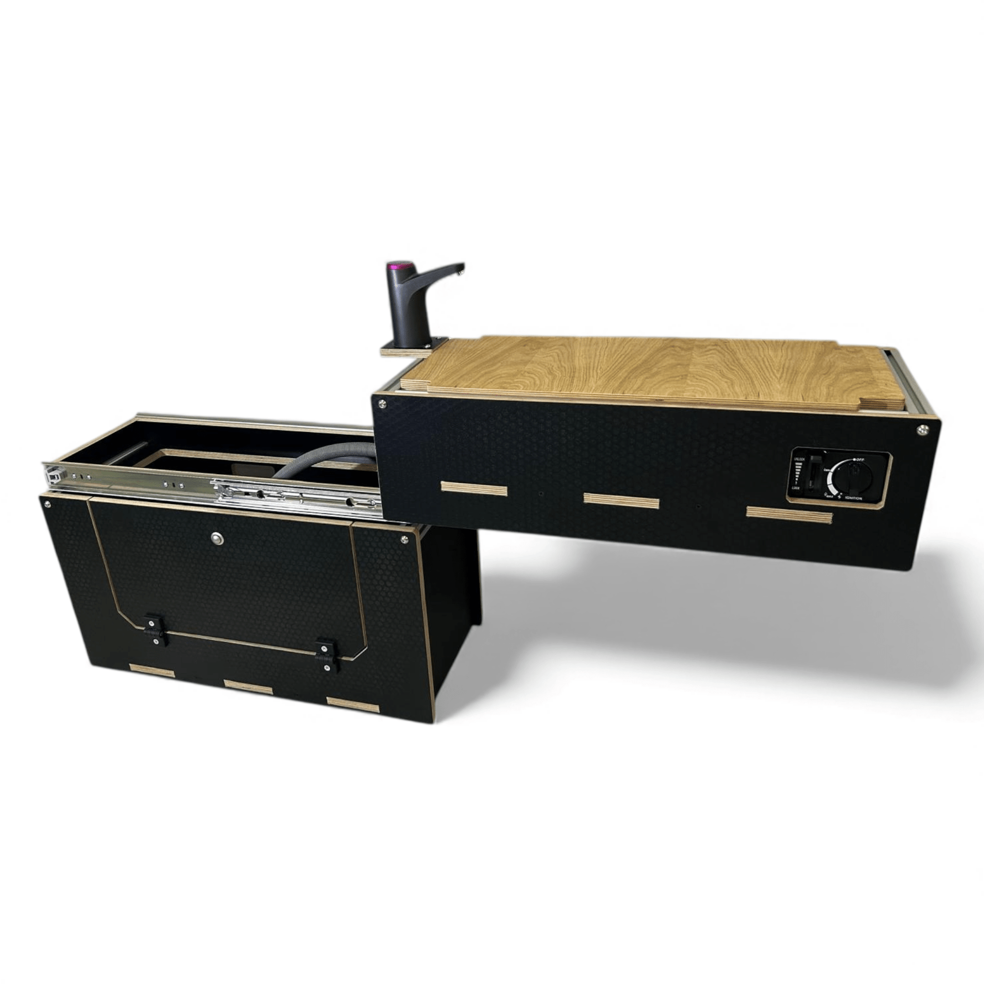 Vangear Caddy - Pod 2.0 sliding campervan kitchen - Vangear UK