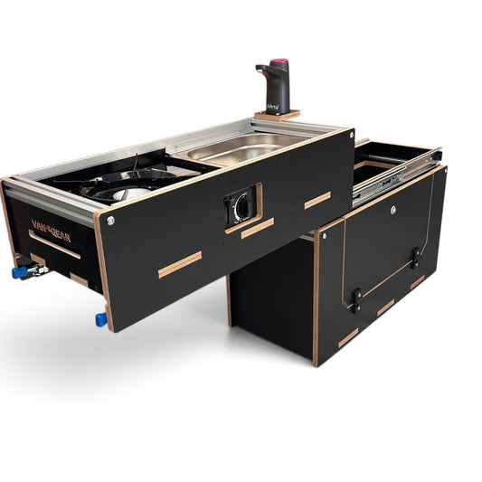 Vangear Caddy-Pod 2.0 sliding campervan kitchen - Vangear UK