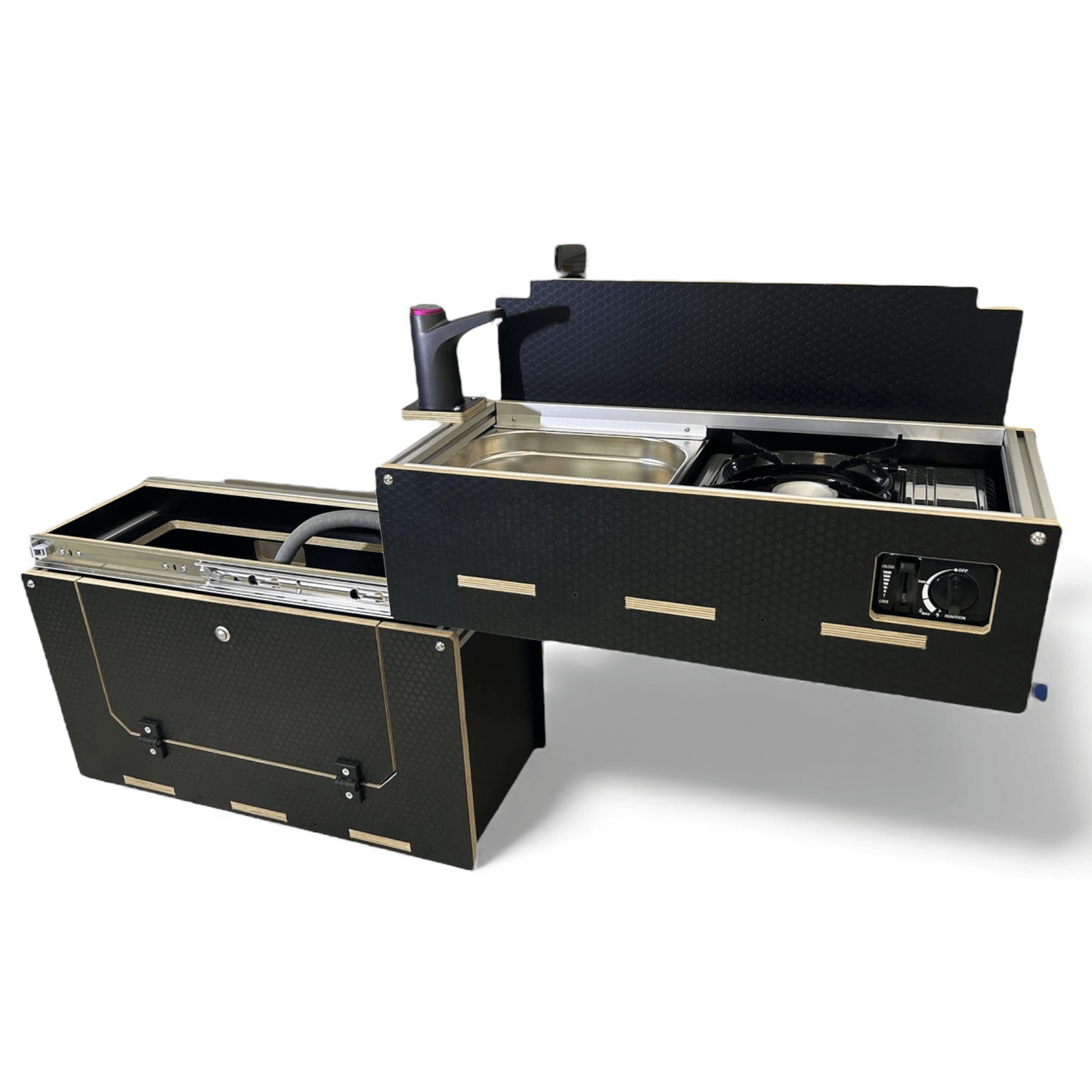 Vangear Caddy - Pod 2.0 sliding campervan kitchen - Vangear UK