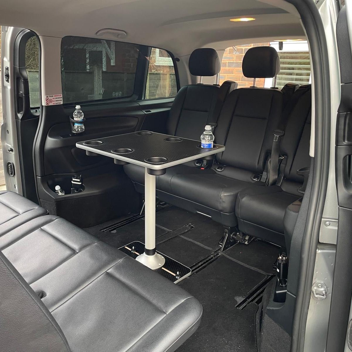 Vangear Campervan Table & Stand with 6 Cup Holders - Vangear UK