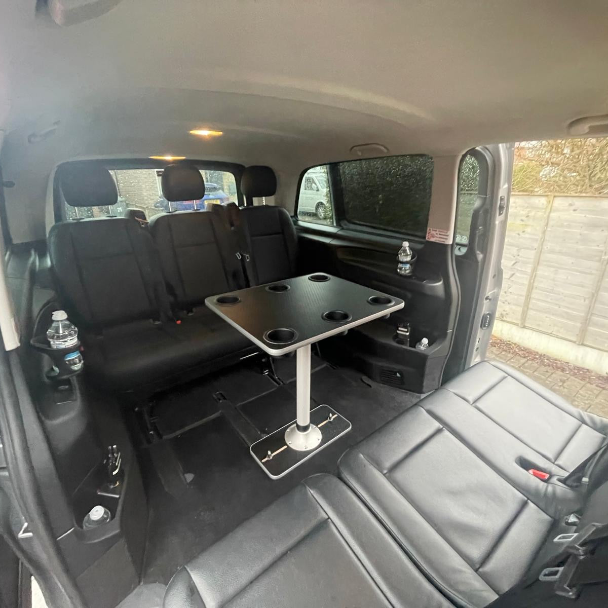 Vangear Campervan Table & Stand with 6 Cup Holders - Vangear UK