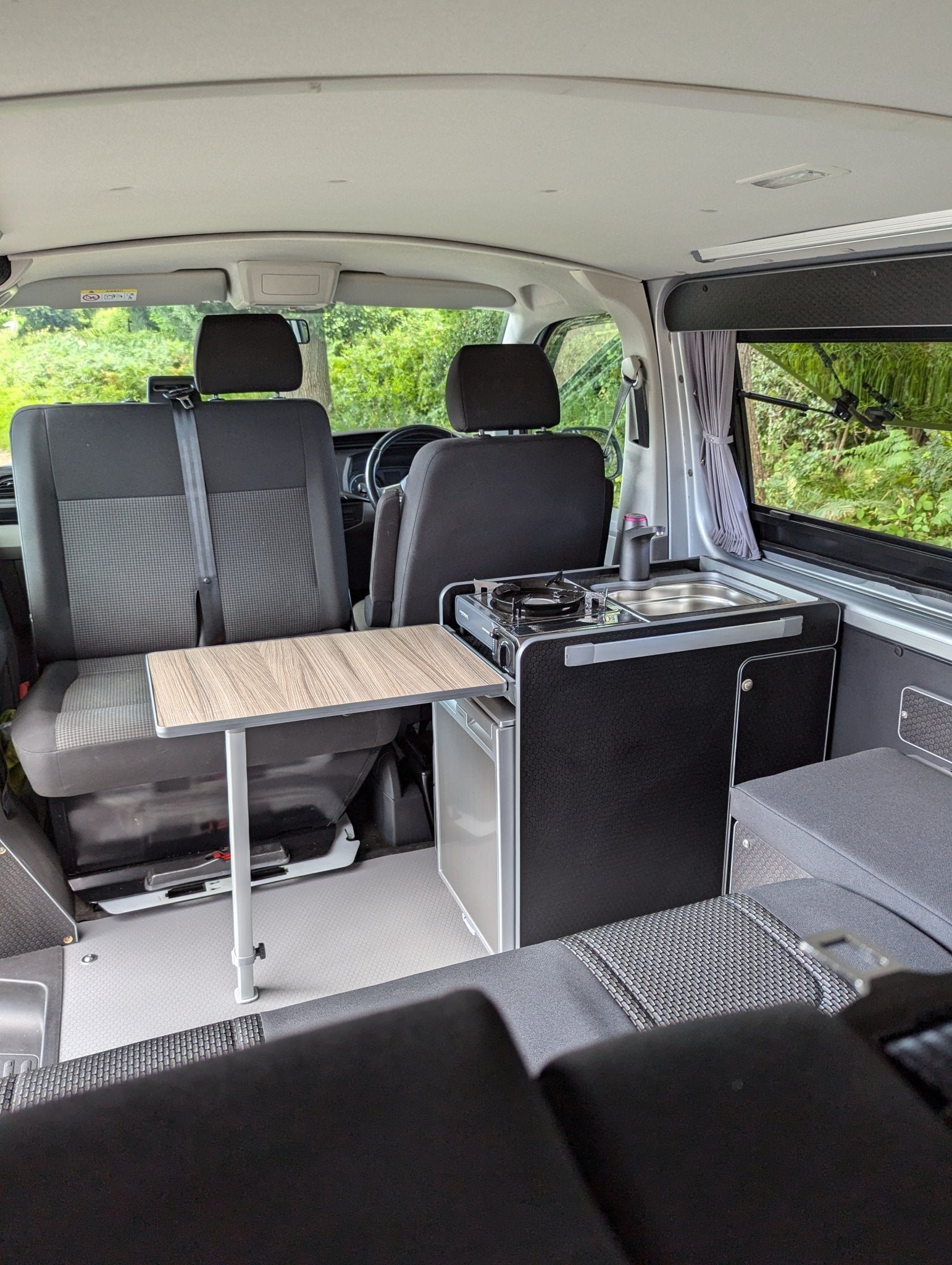 Vangear CRX - Pod 2.2 campervan fridge pod (Black - Door on Right) - Vangear UK