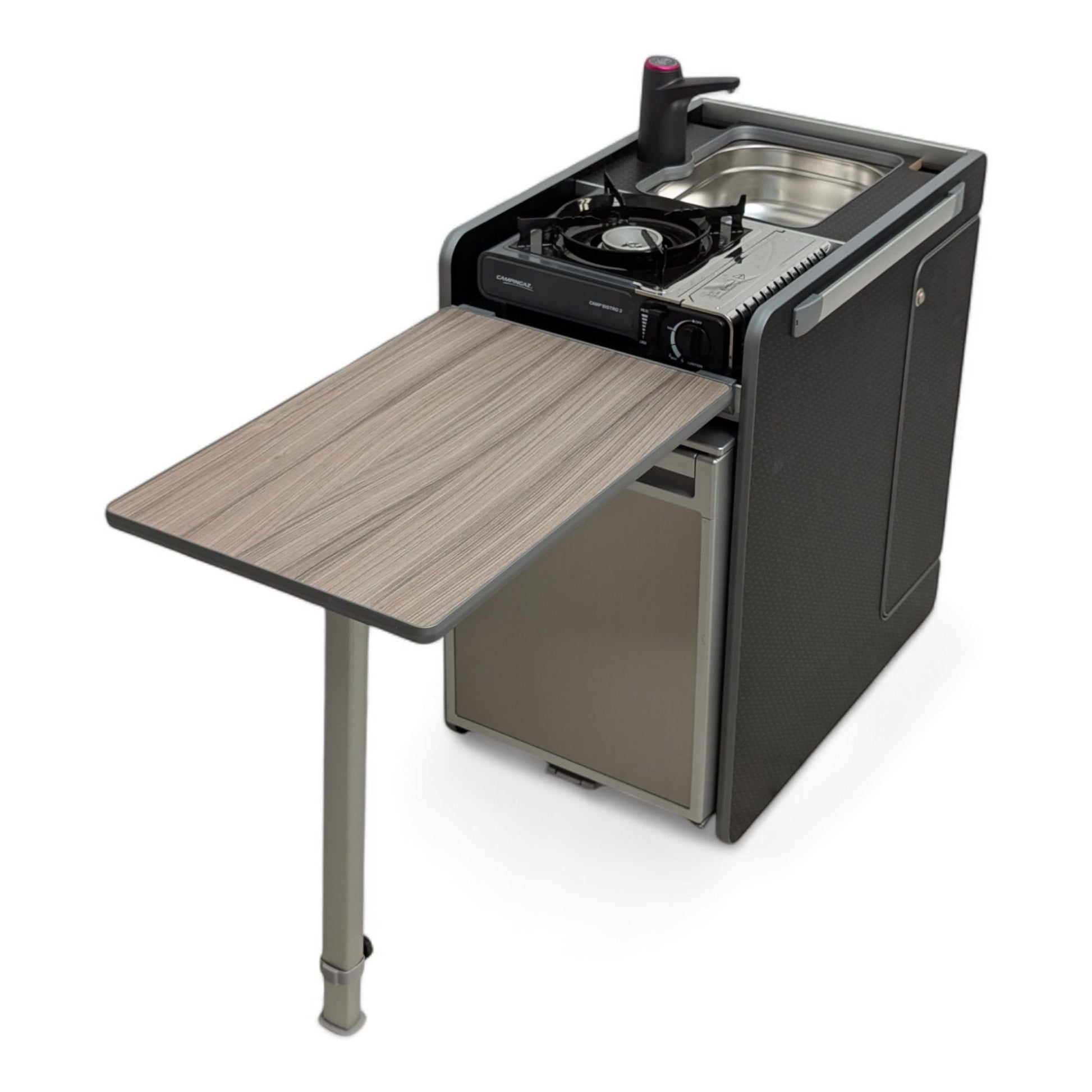 Vangear CRX - Pod 2.2 campervan fridge pod - Black or Grey (fridge not included) - Vangear UK