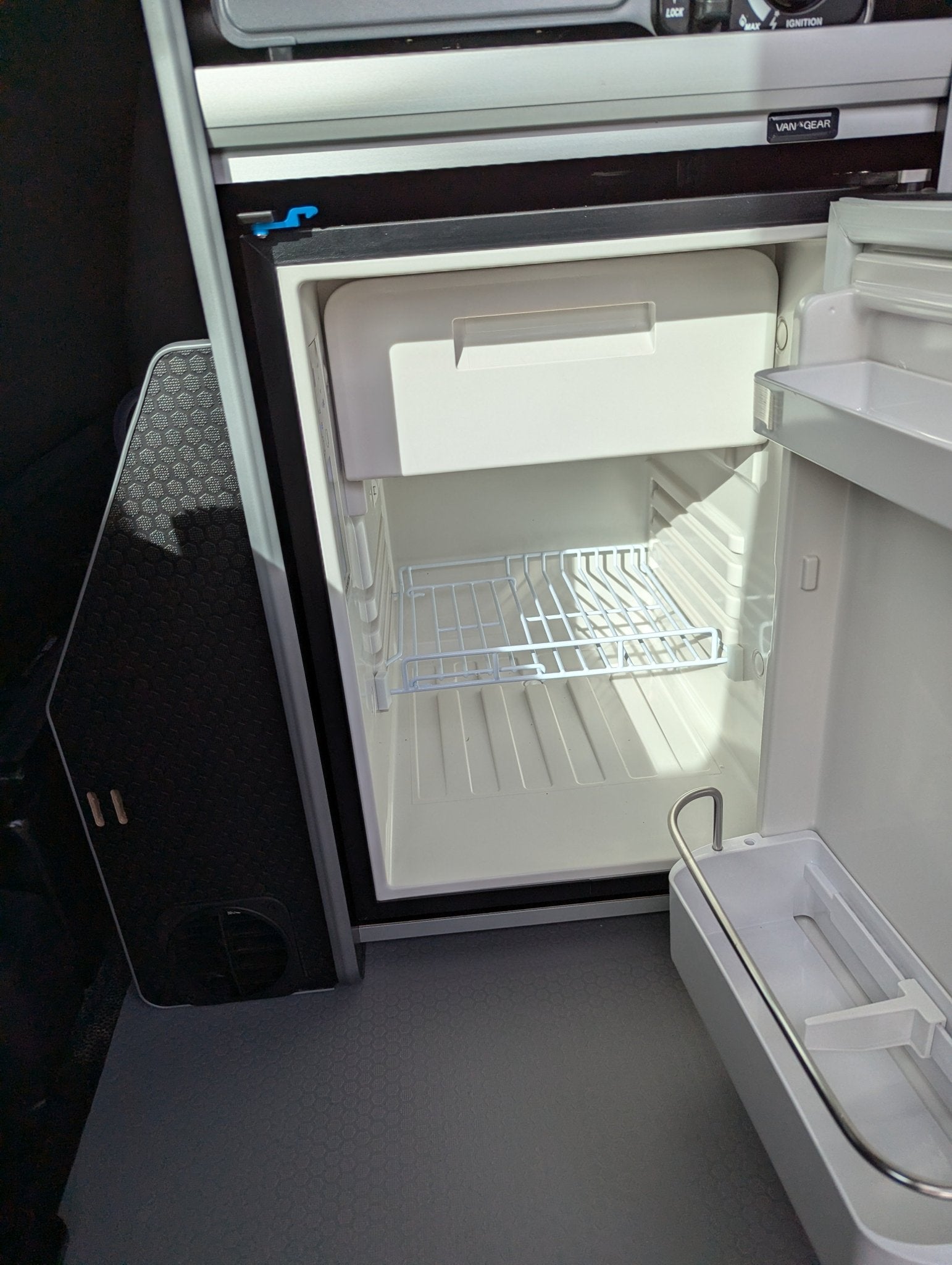 Vangear CRX - Pod 2.2 campervan fridge pod - Black or Grey (fridge not included) - Vangear UK