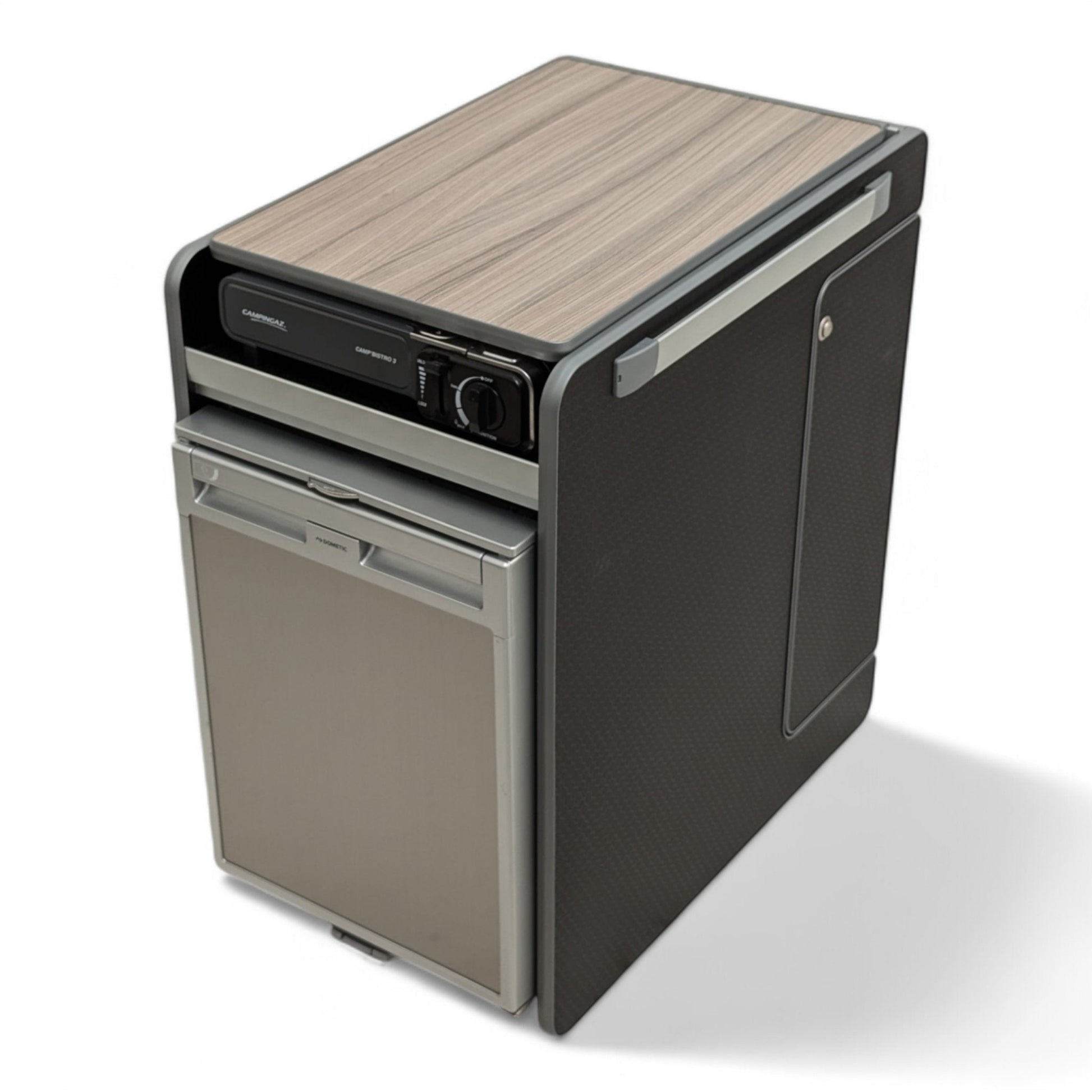 Vangear CRX - Pod 2.2 campervan fridge pod - Black or Grey (fridge not included) - Vangear UK